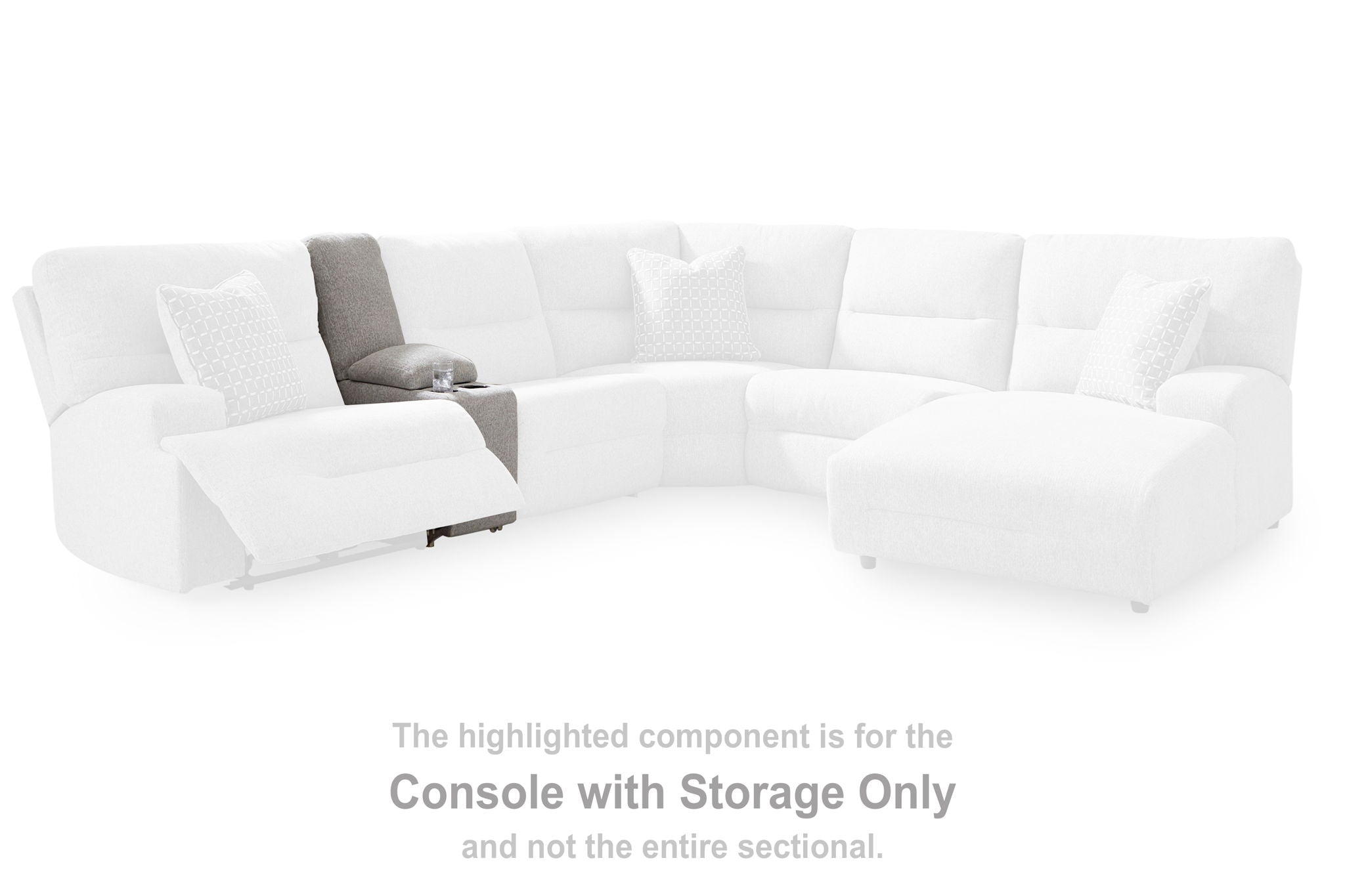 Acklen Place - Pewter - Console With Storage - Urban Living Furniture (Los Angeles, CA)