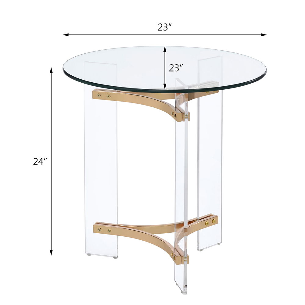 Sosi - End Table - Gold - Urban Living Furniture (Los Angeles, CA)