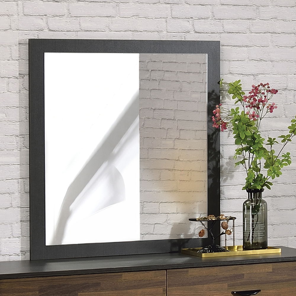 Eos - Mirror - Walnut & Black - Urban Living Furniture (Los Angeles, CA)