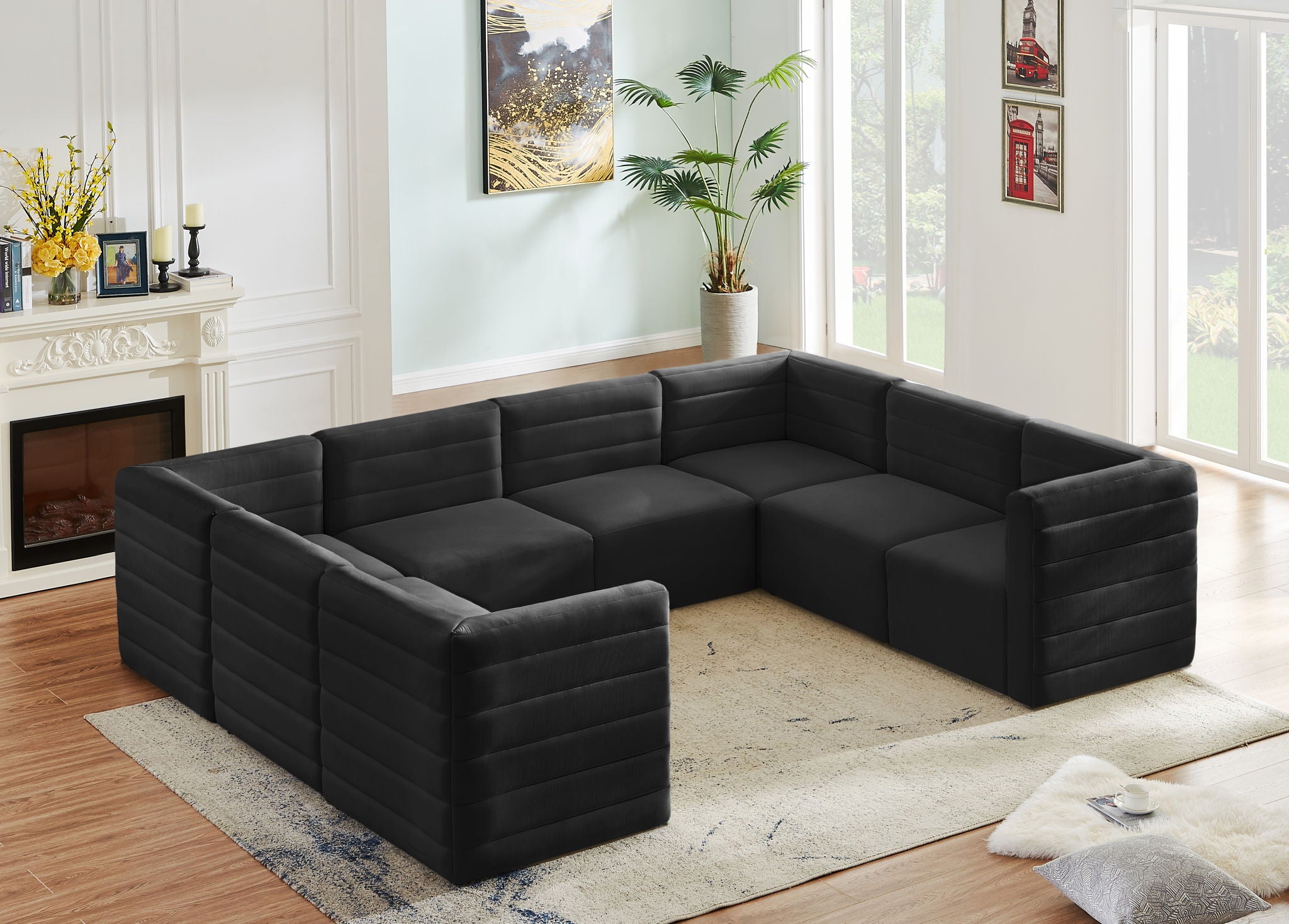 Quincy - 8 Piece  Modular Sectional - Urban Living Furniture (Los Angeles, CA)