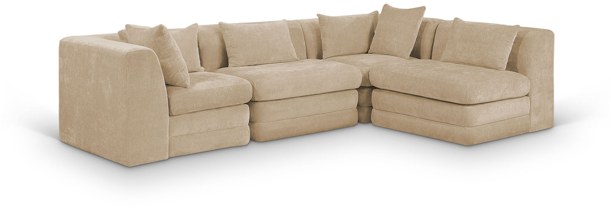 Stellar - 4 Piece Upholstered Modular Sectional - Urban Living Furniture (Los Angeles, CA)