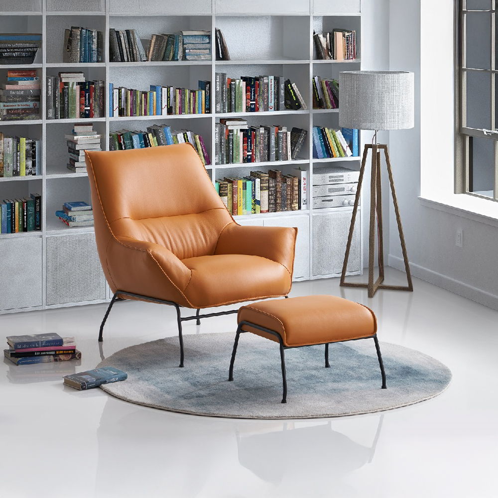 Jabel - Accent Chair & Ottoman - Urban Living Furniture (Los Angeles, CA)