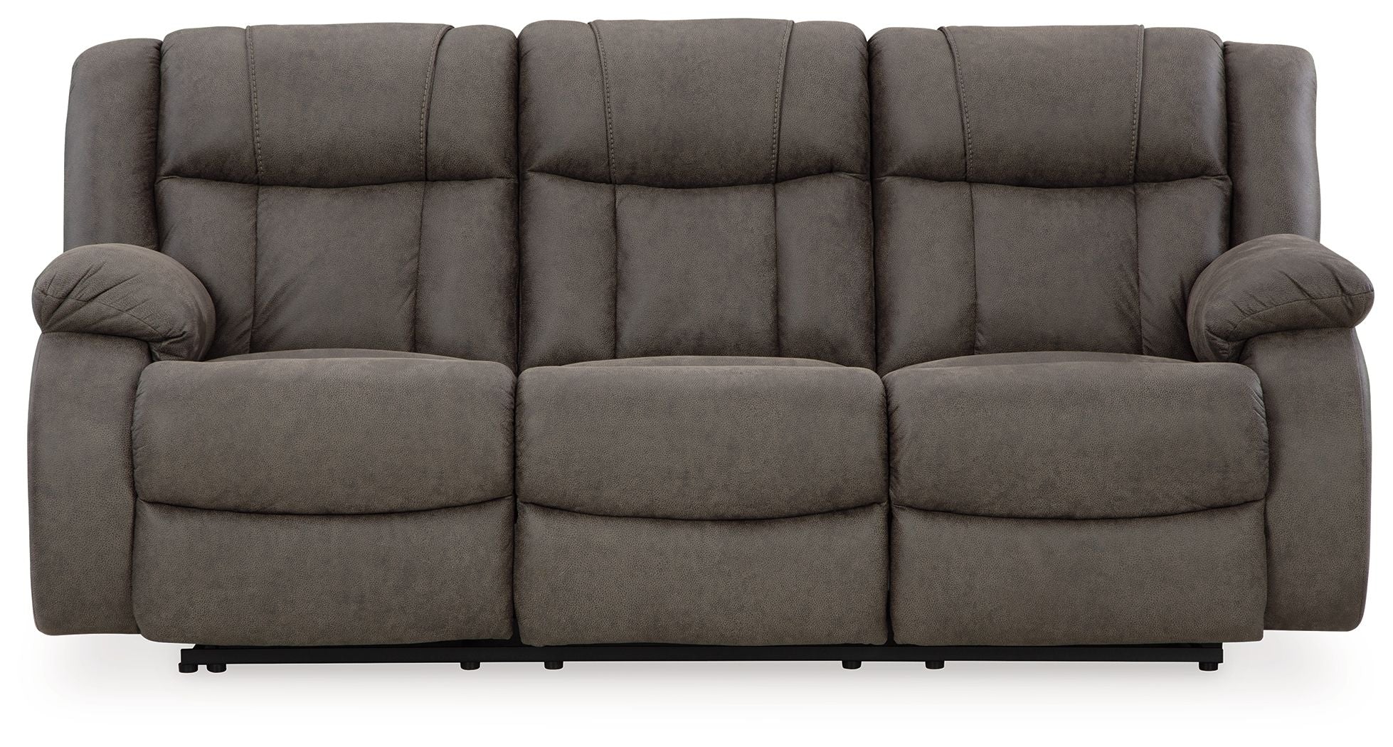First Base - Gunmetal - Reclining Sofa - Urban Living Furniture (Los Angeles, CA)