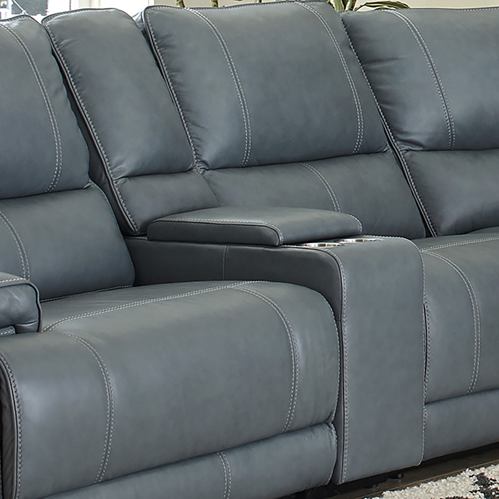 Whitman - Powered Entertainment Console - Verona Azure - Urban Living Furniture (Los Angeles, CA)