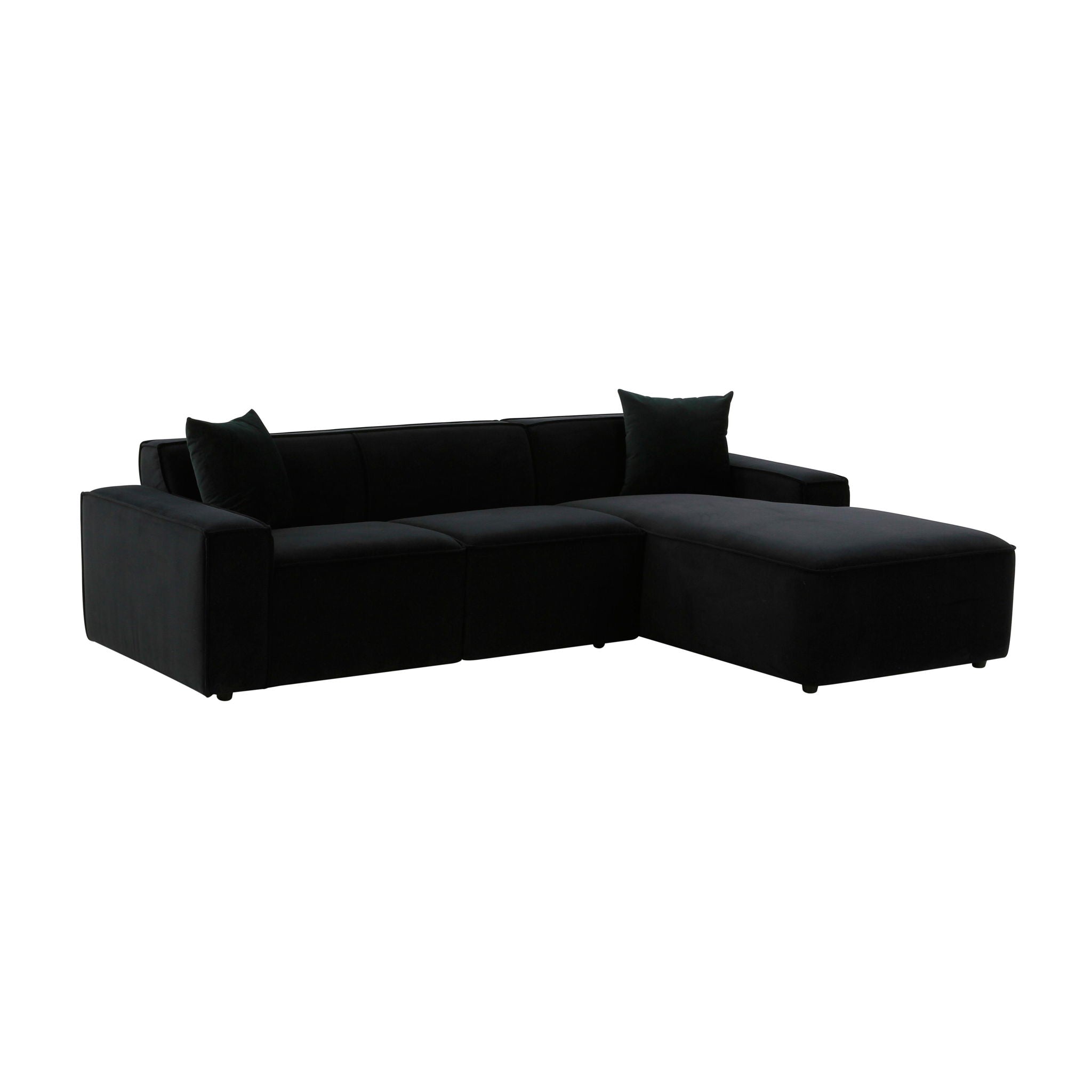 Olafur - Velvet Sectional - Urban Living Furniture (Los Angeles, CA)