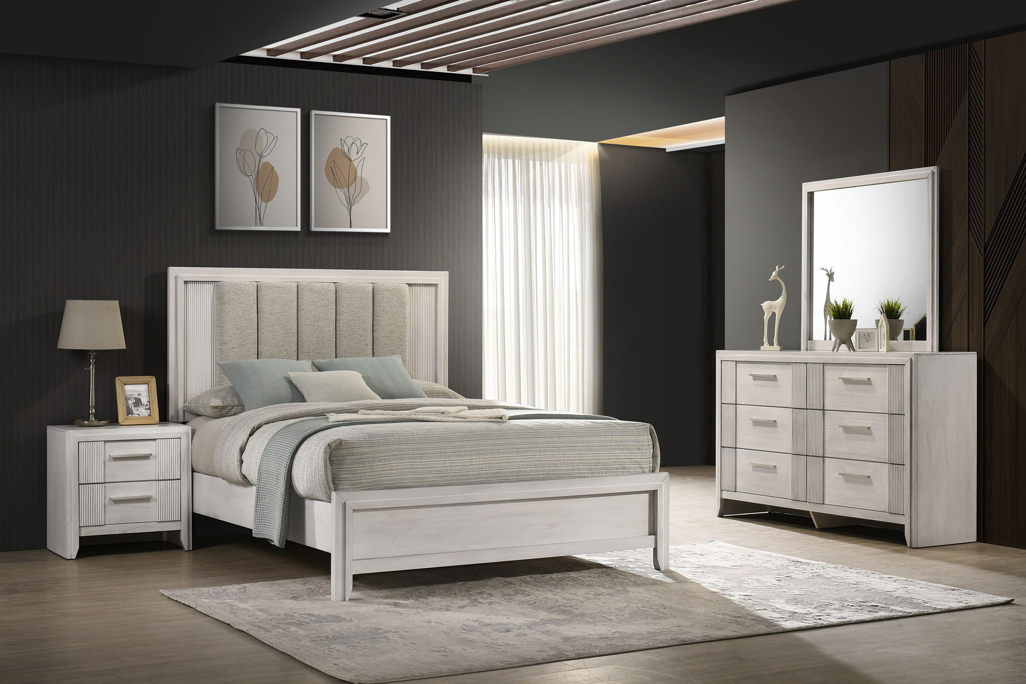 Carlton - Upholstered Bedroom Set - Urban Living Furniture (Los Angeles, CA)