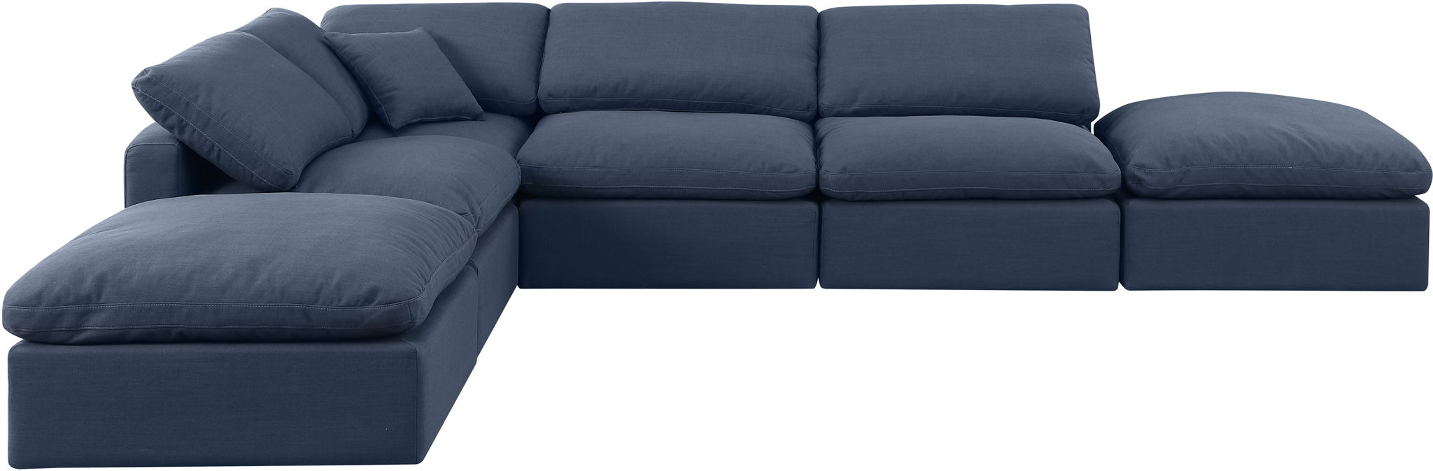 Indulge - Linen 6 Piece Modular Armless Sectional - Urban Living Furniture (Los Angeles, CA)