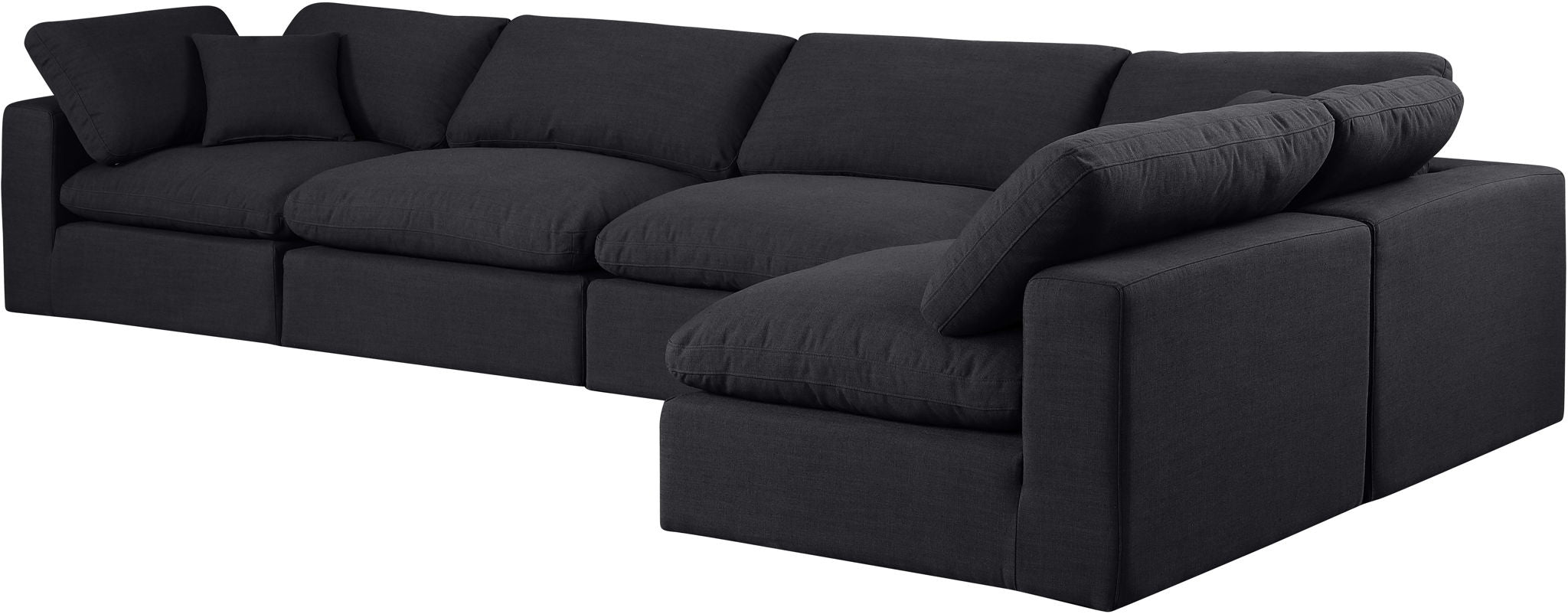 Comfy - 5 Piece Linen Modular Sectional - Urban Living Furniture (Los Angeles, CA)