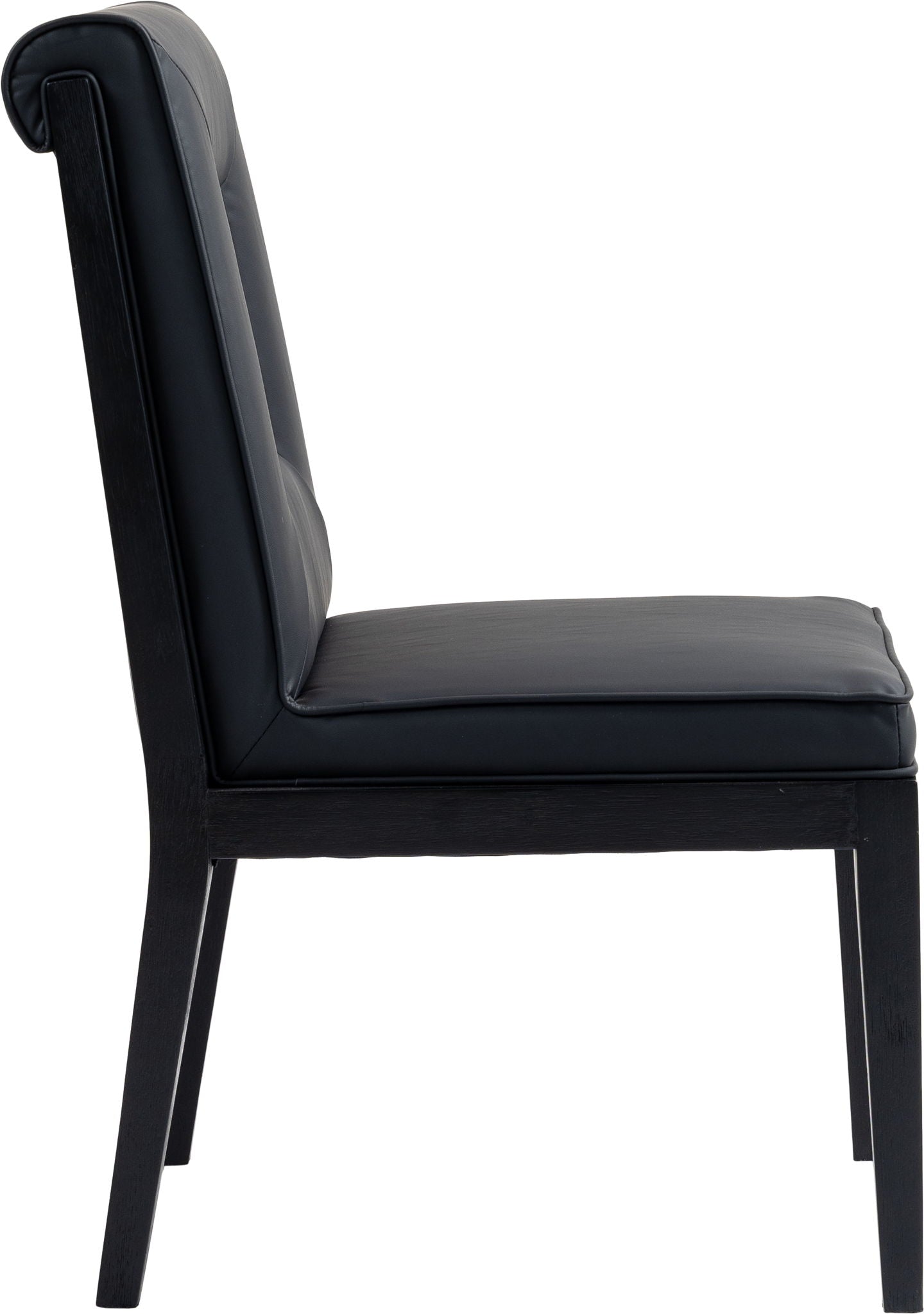 Gwendolyn - Faux Leather Dining Side Chair With Black Frame (Set of 2) - Urban Living Furniture (Los Angeles, CA)