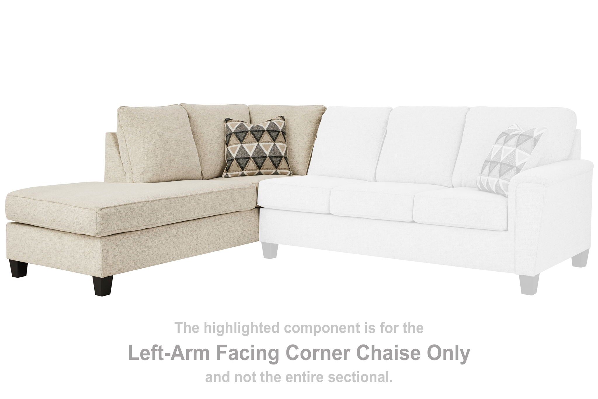 Abinger - Natural - LAF Corner Chaise - Urban Living Furniture (Los Angeles, CA)