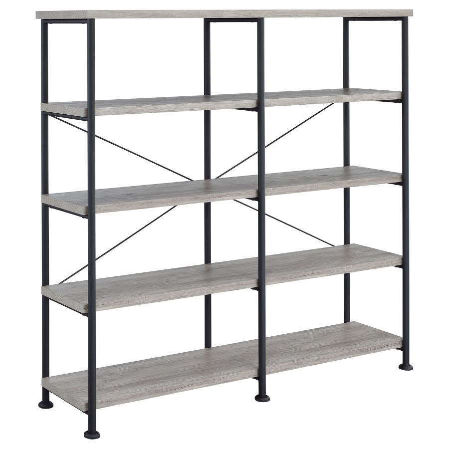 Analiese - 4-Shelf Double Bookshelf - Urban Living Furniture (Los Angeles, CA)