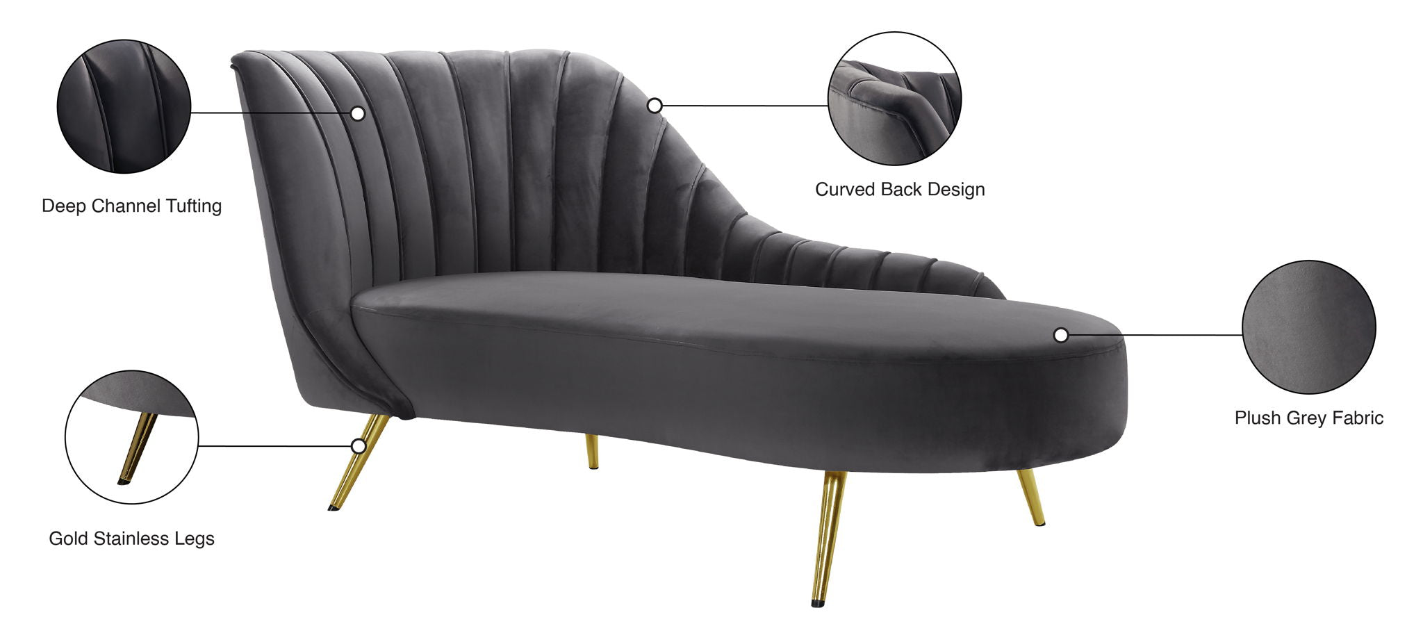 Margo - Chaise - Urban Living Furniture (Los Angeles, CA)