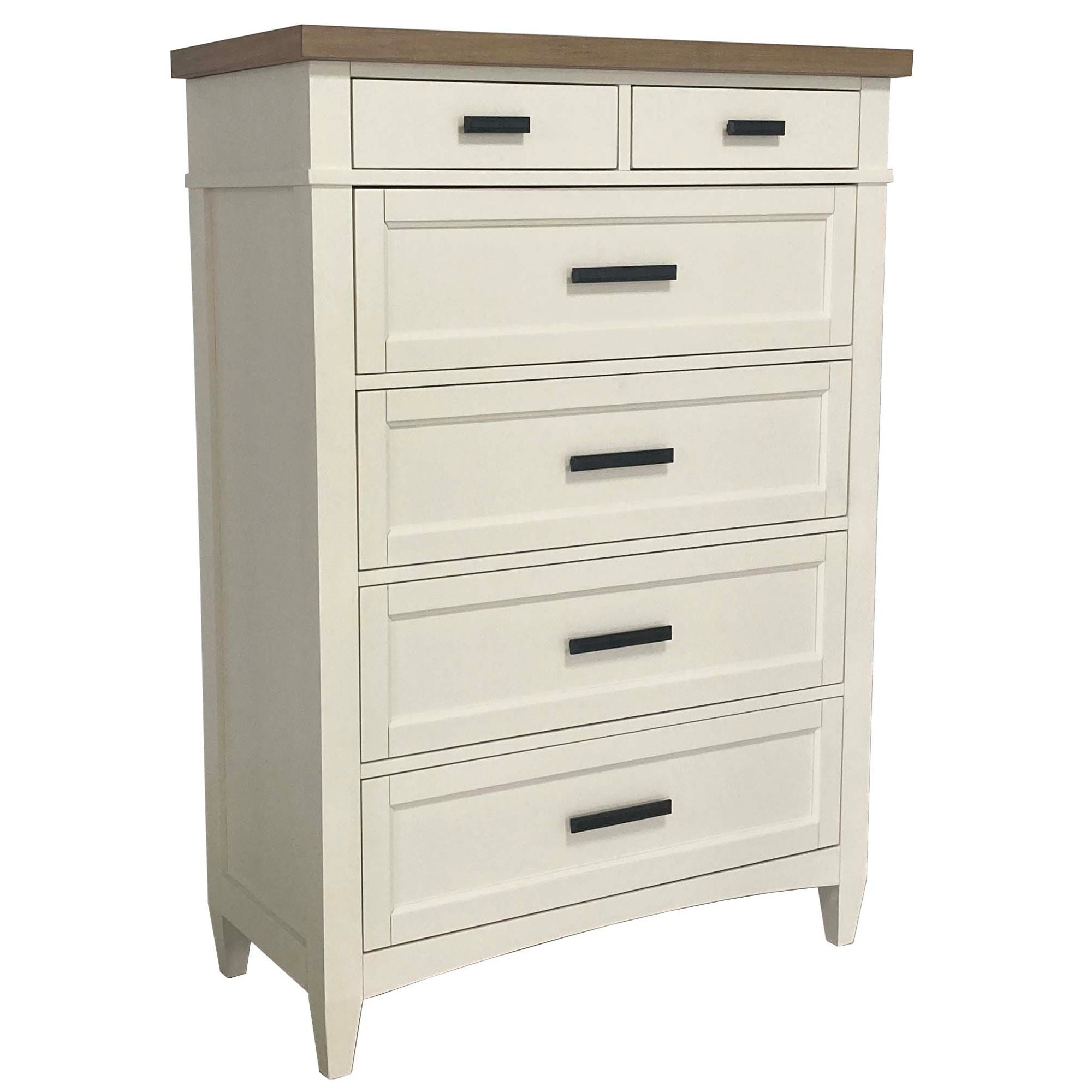 Americana Modern Bedroom - 6 Drawer Chest - Cotton - Urban Living Furniture (Los Angeles, CA)