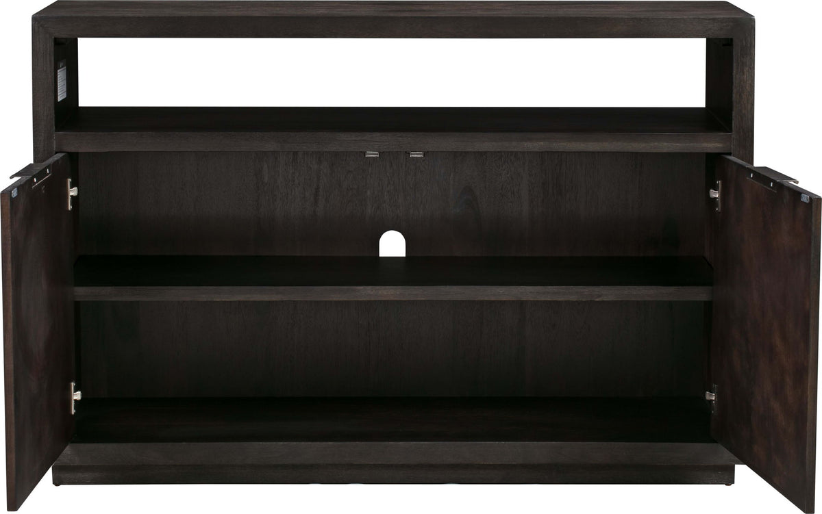 Oxford - 54" Solid Wood Media Console - Basalt Gray