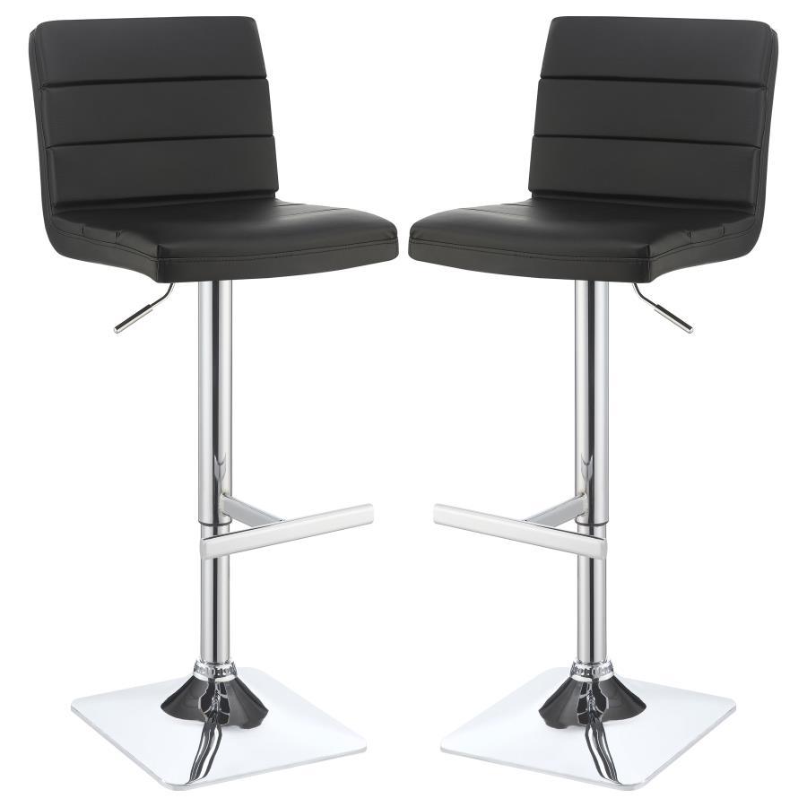 Bianca - Square Upholstered Adjustable Bar Stools (Set of 2) - Urban Living Furniture (Los Angeles, CA)