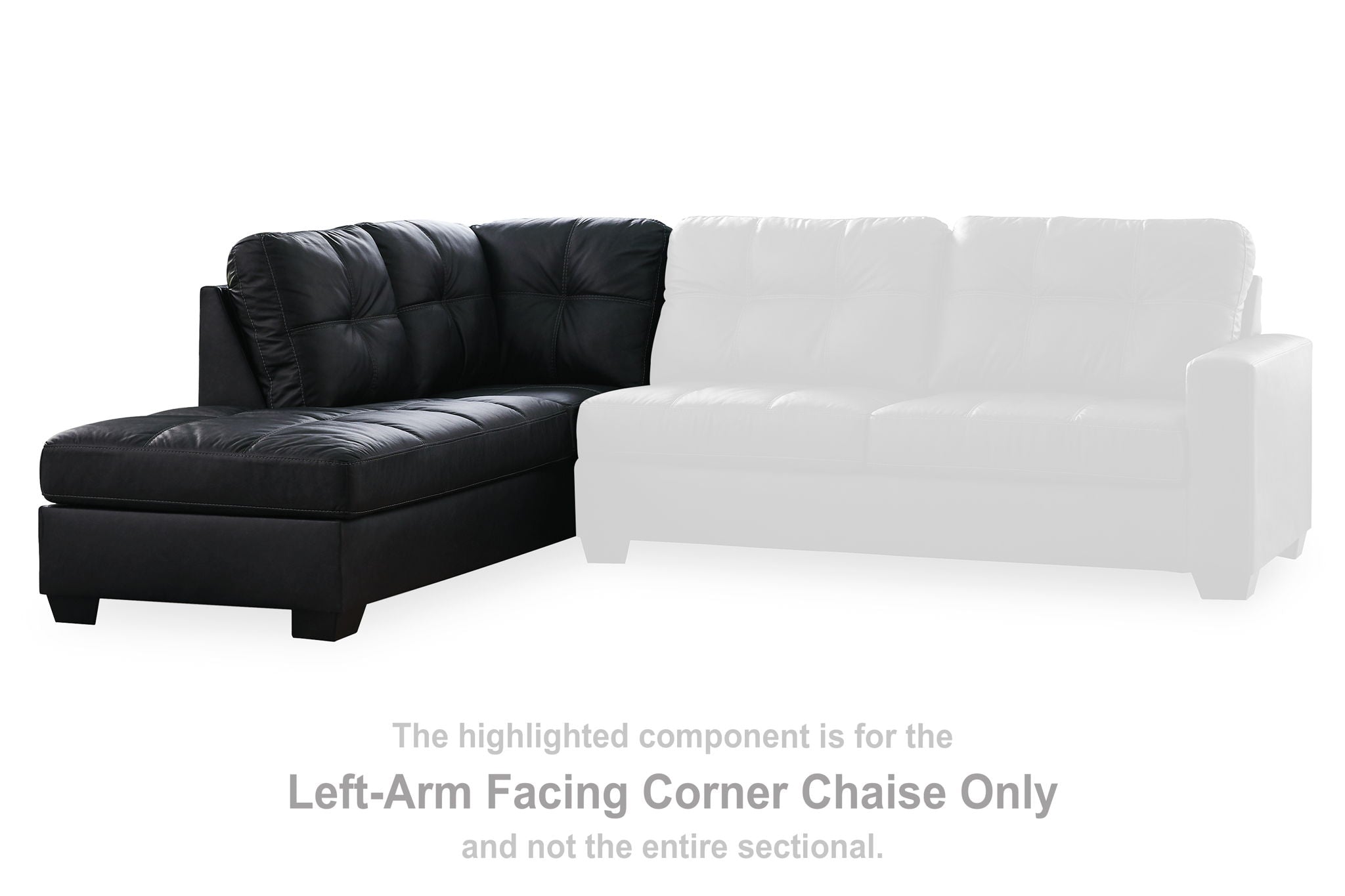 Barlin Mills - Carbon - Laf Corner Chaise - Urban Living Furniture (Los Angeles, CA)