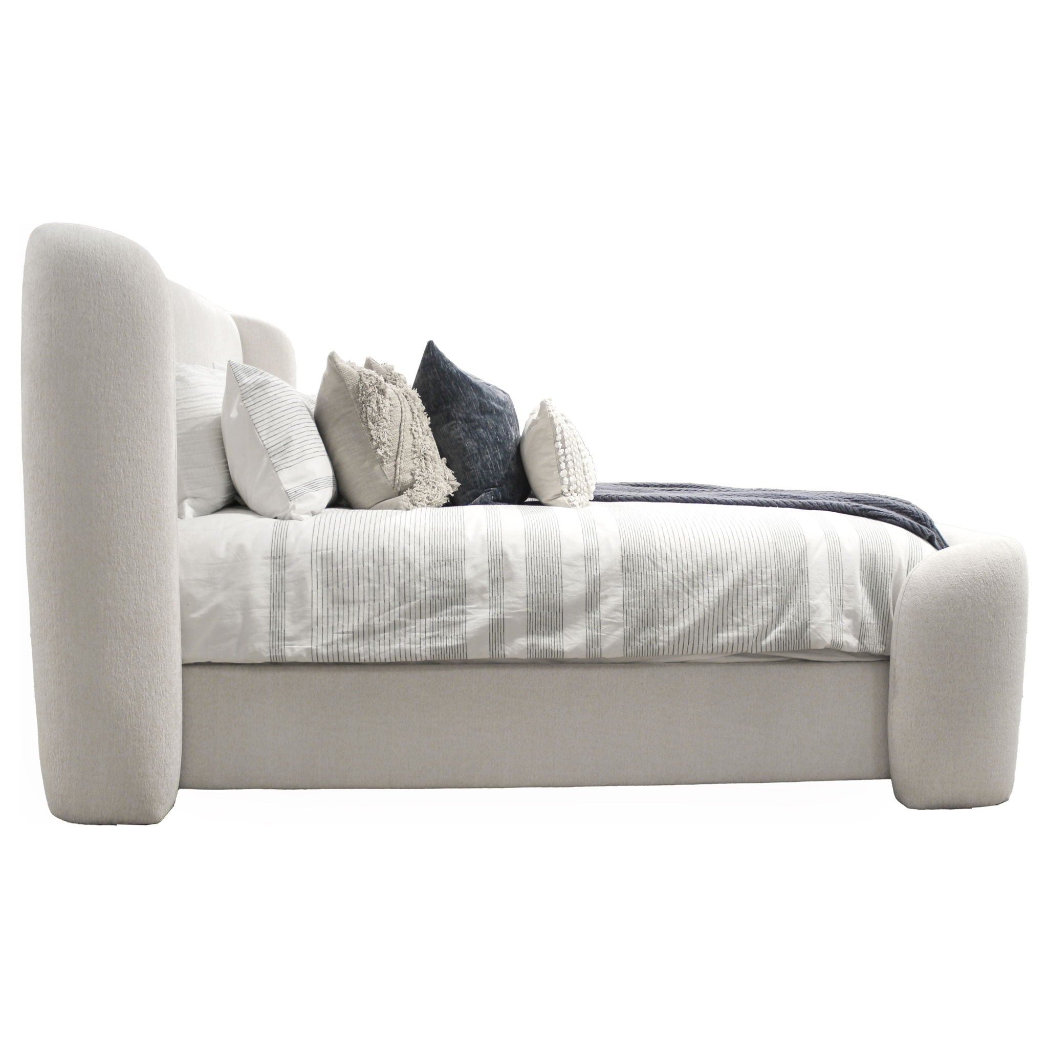 Shiloh - Wingback Upholstered Bed - Urban Living Furniture (Los Angeles, CA)