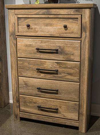 Rusticott - Brown - Five Drawer Chest - Urban Living Furniture (Los Angeles, CA)