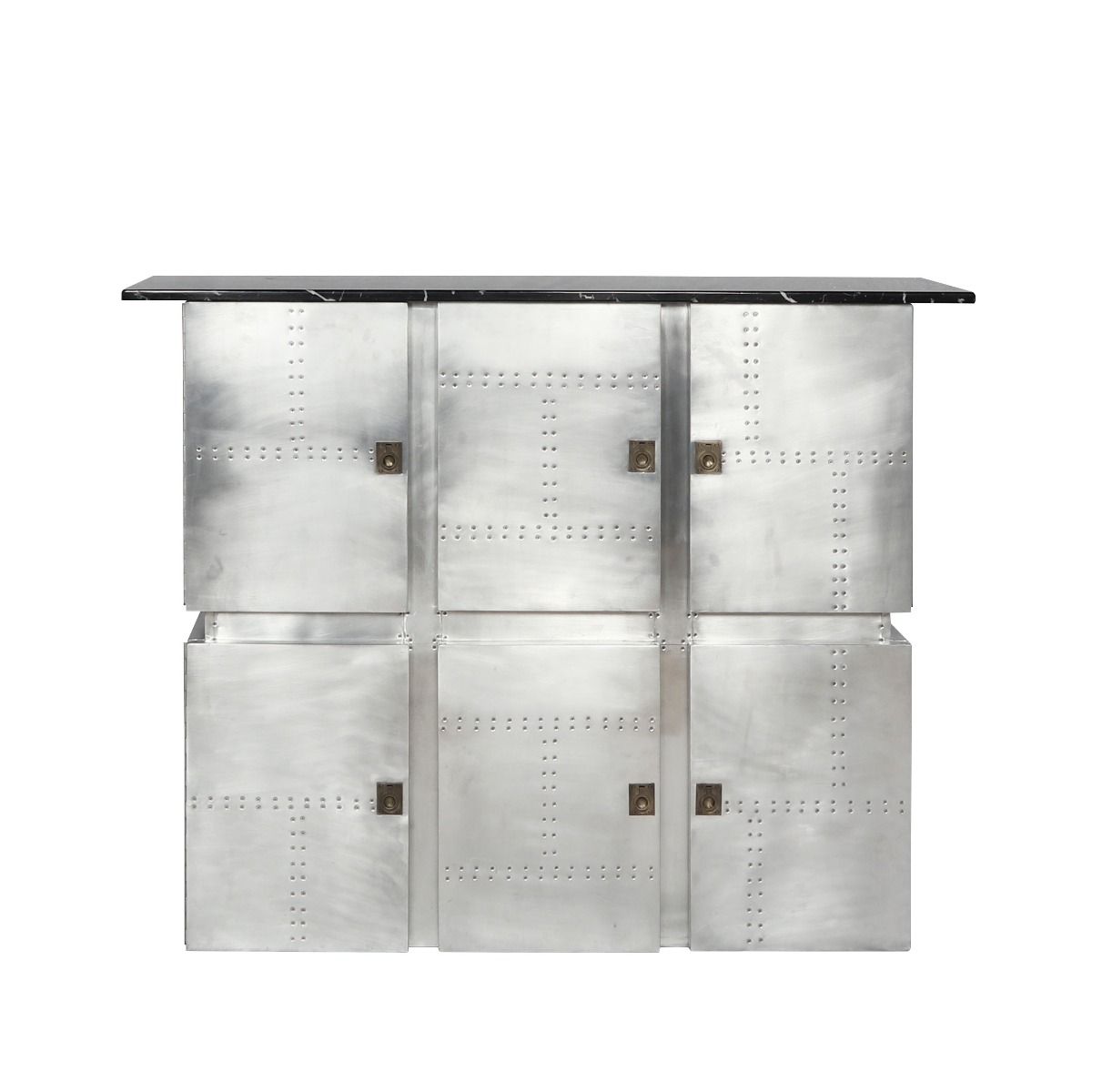 Brancaster - Bar Table With Marble Top - Marble Top & Aluminum - Urban Living Furniture (Los Angeles, CA)