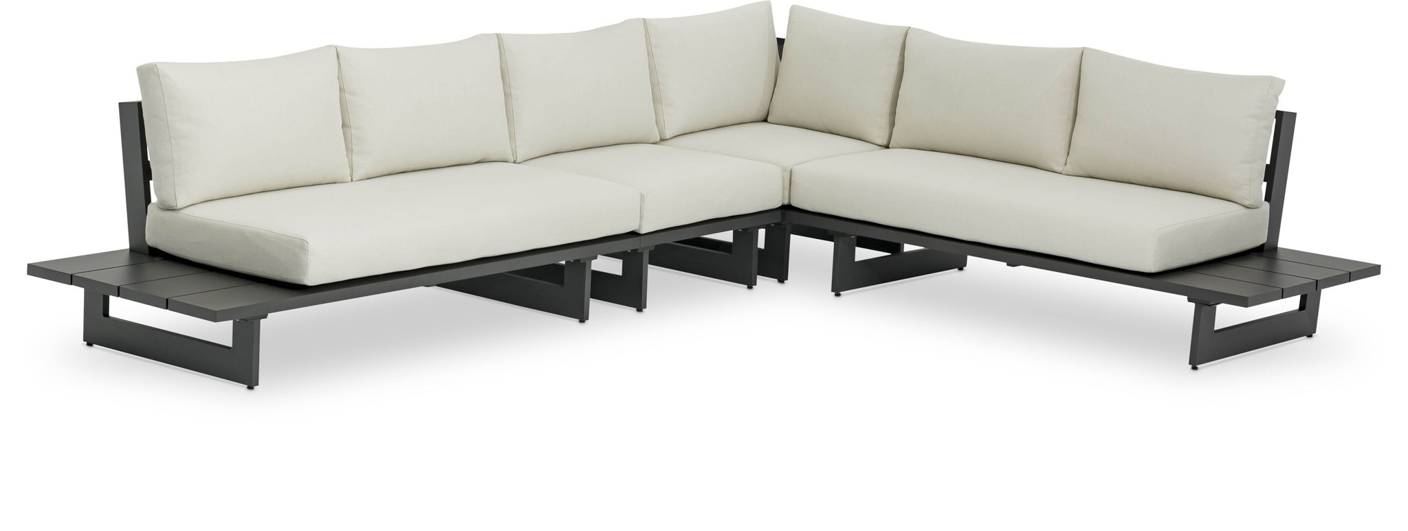Maldives - 4 Piece Water Resistant Outdoor Patio Modular Sectional With Gray Base - Urban Living Furniture (Los Angeles, CA)