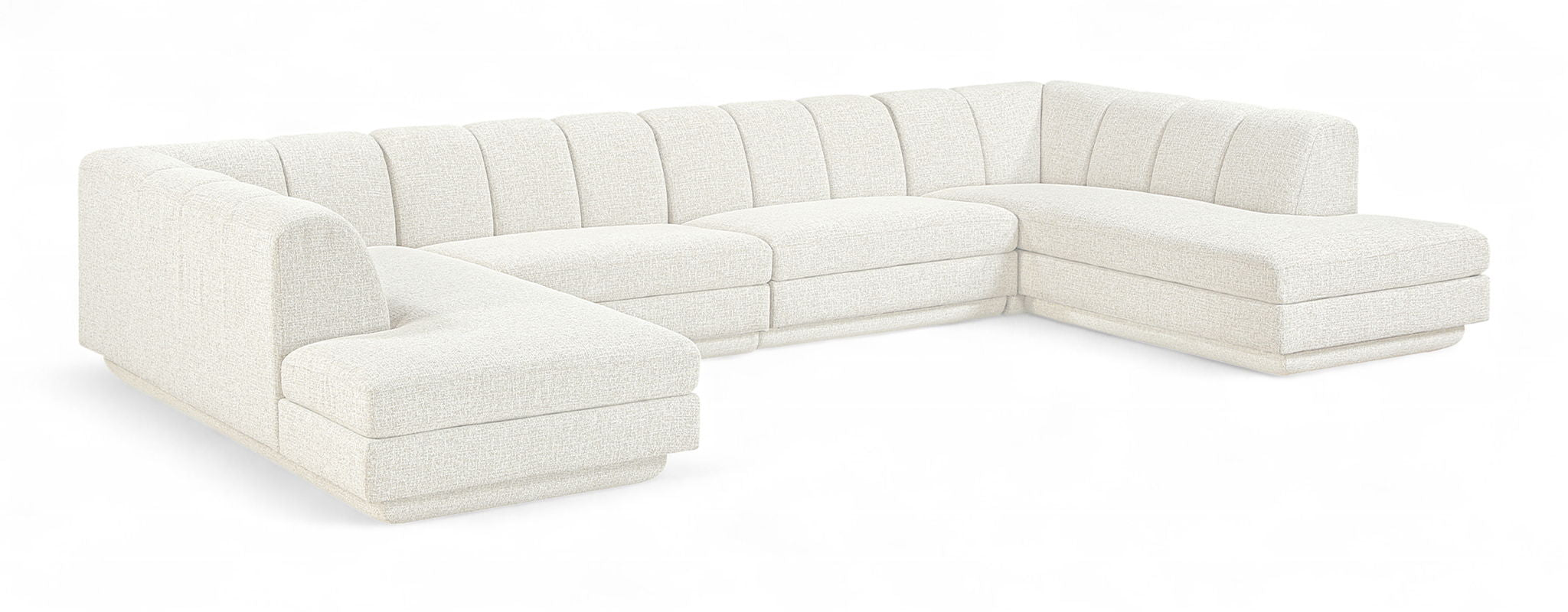 Modari - Sectional - Cream - Urban Living Furniture (Los Angeles, CA)