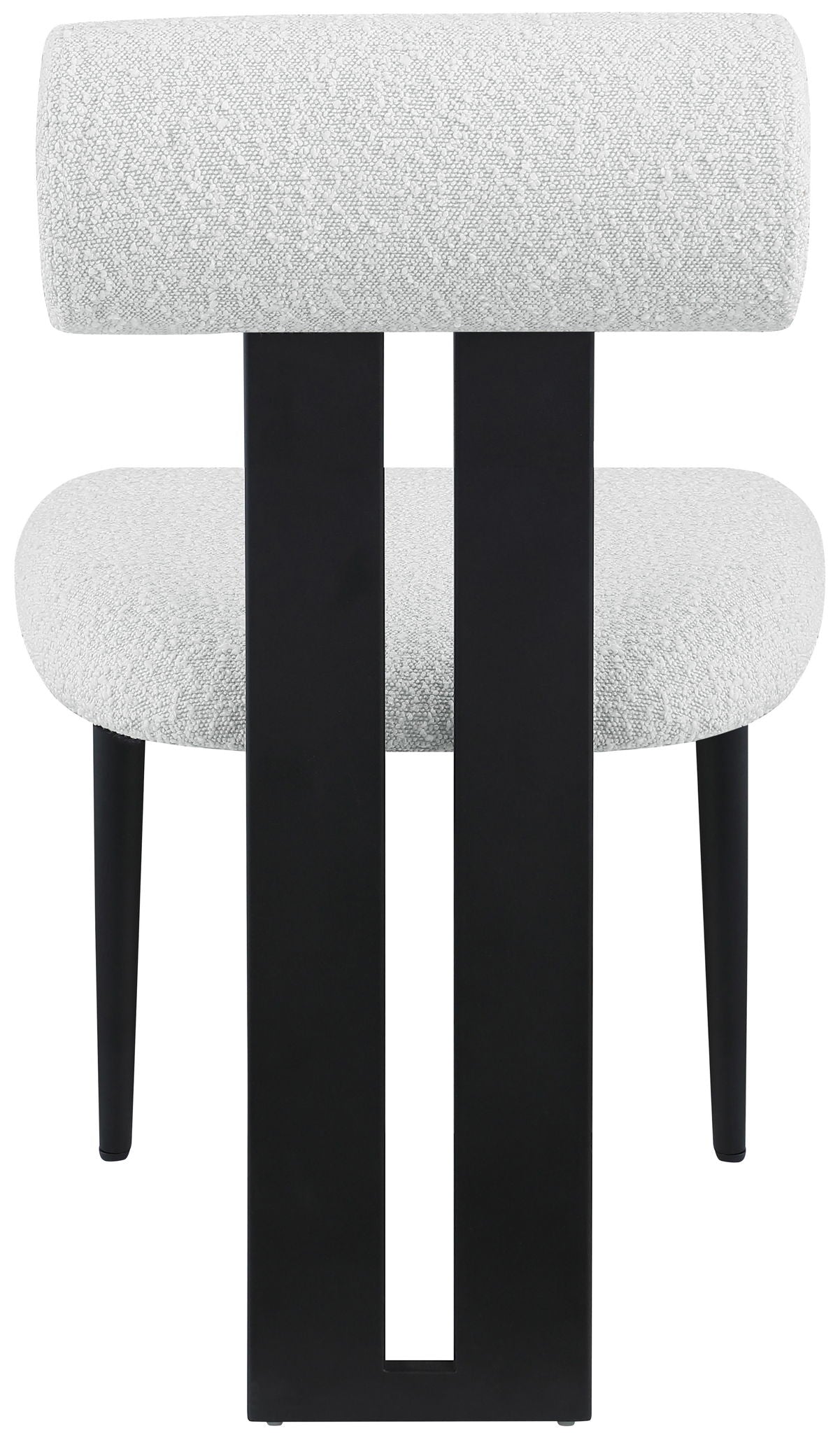Dario - Boucle Dining Chair With Black Frame (Set of 2) - Urban Living Furniture (Los Angeles, CA)