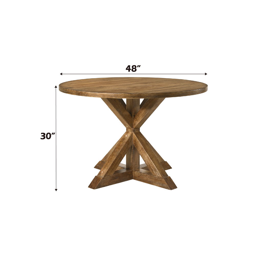 Wallace II - Dining Table - Weathered Oak - Urban Living Furniture (Los Angeles, CA)