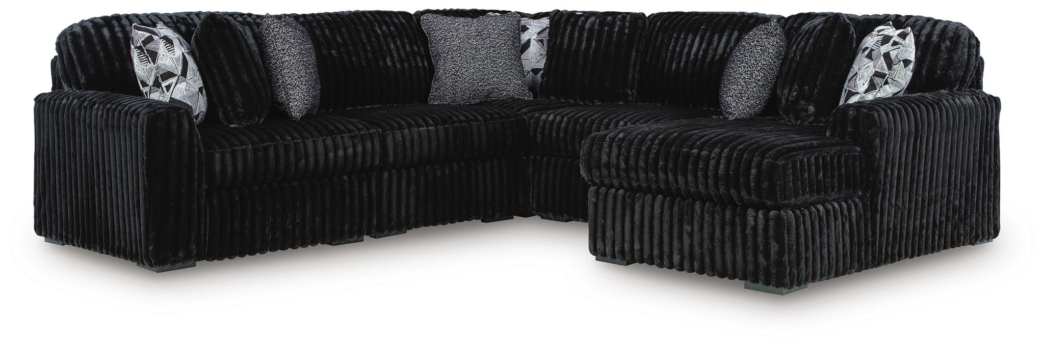 Midnight-Madness - 5 Piece Sectional