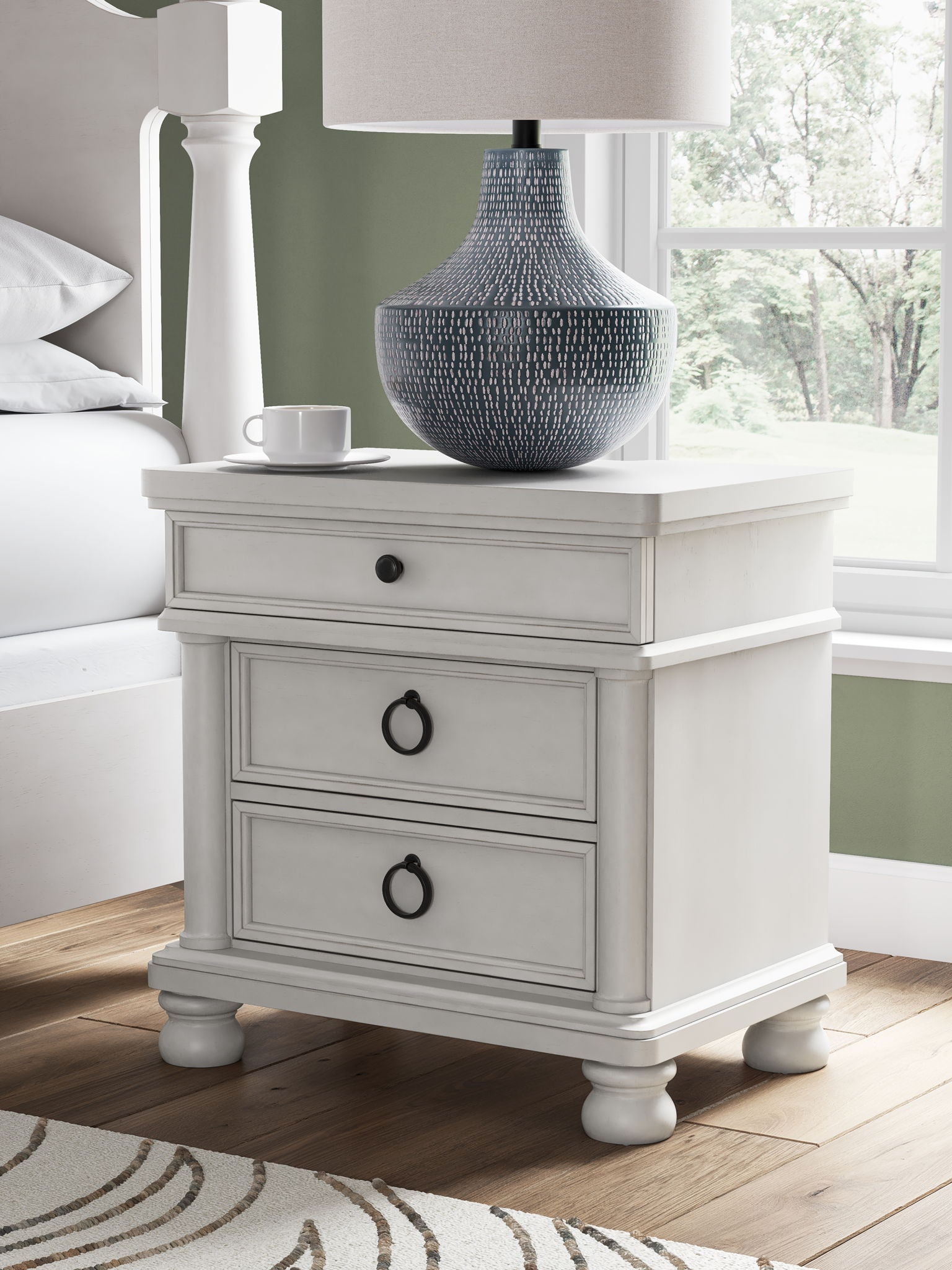 Rowlenstown - Three Drawer Night Stand - Urban Living Furniture (Los Angeles, CA)