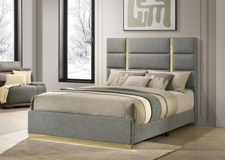 Ines - Fabric Upholstered Panel Bed - Urban Living Furniture (Los Angeles, CA)
