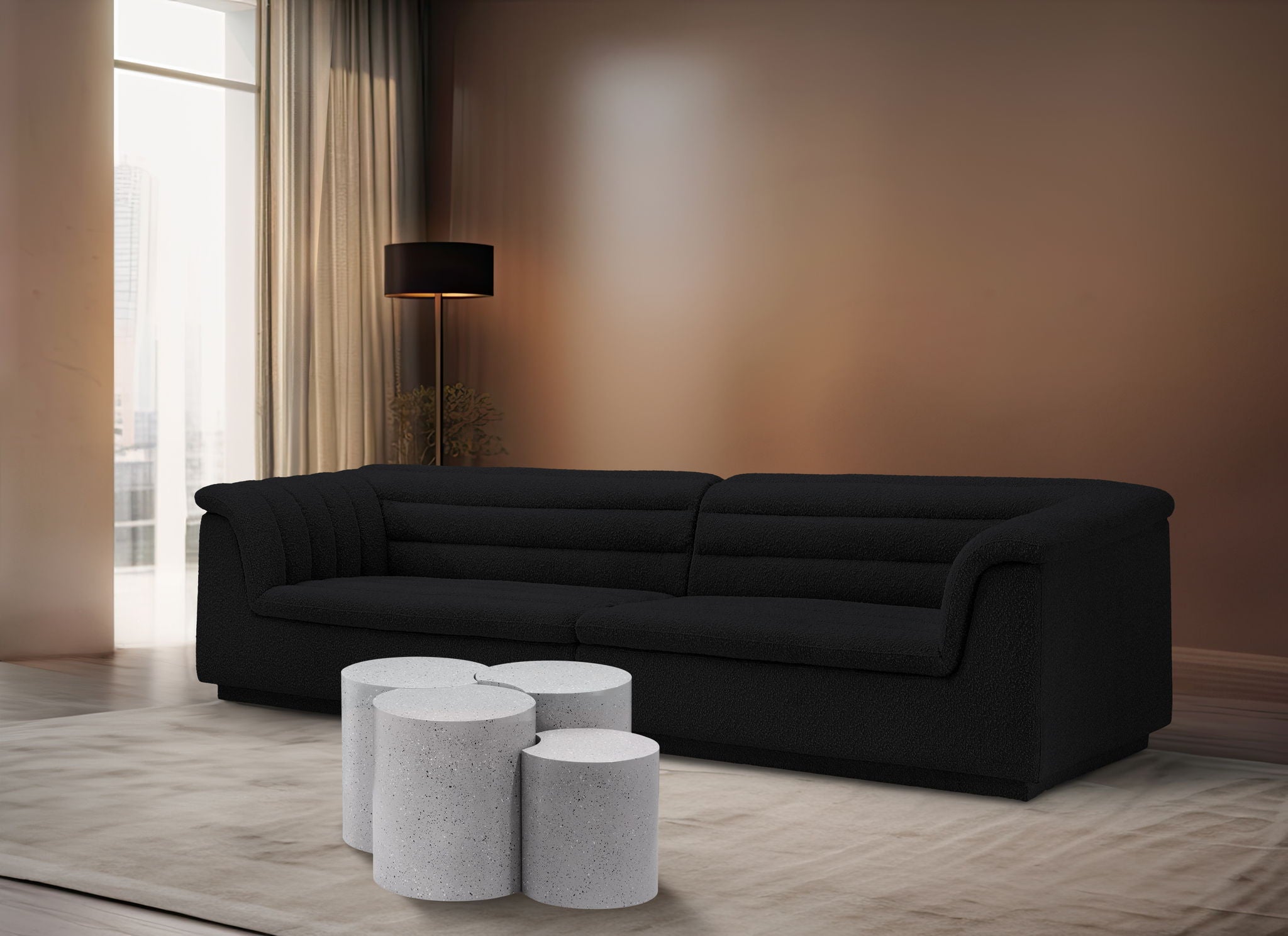 Dimple - 20" 4 Piece Modular Coffee Table - Terazzo Finish - Urban Living Furniture (Los Angeles, CA)