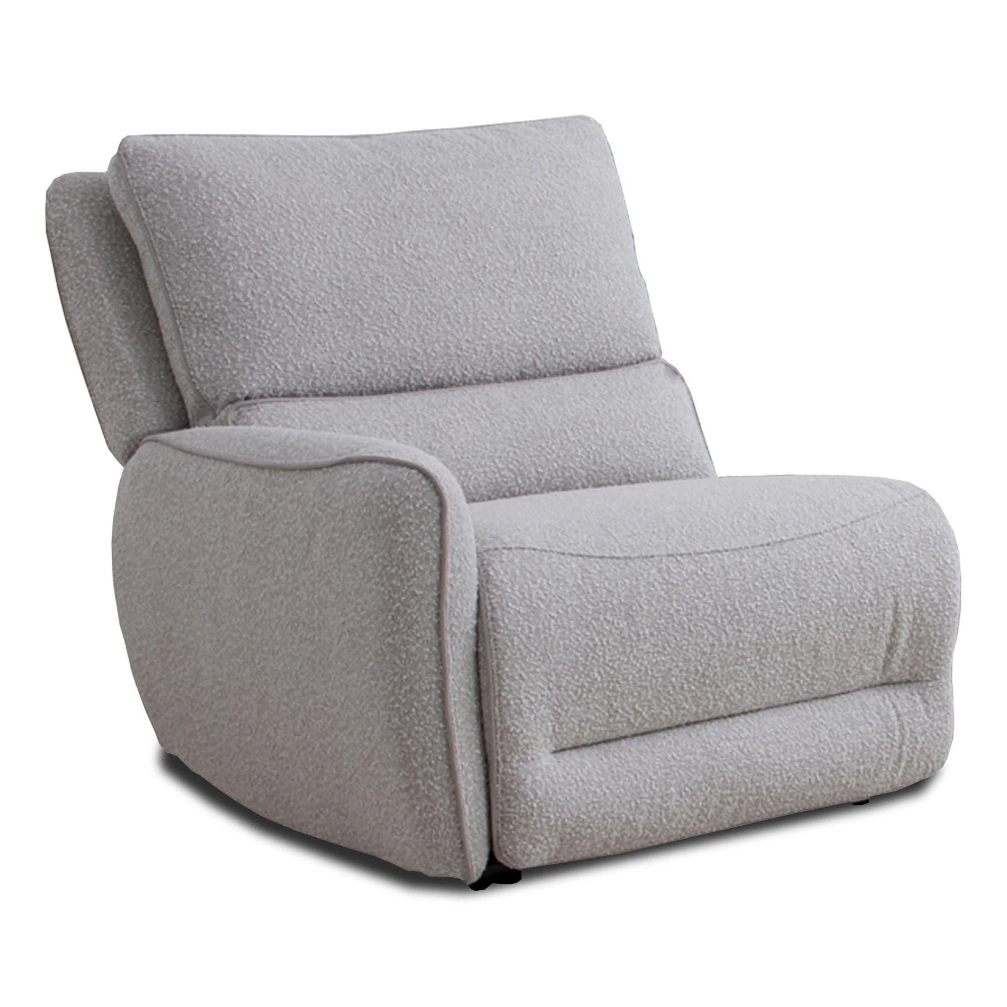 Stellar - Power Left Arm Facing Zero Gravity Recliner - Bloke Cotton - Urban Living Furniture (Los Angeles, CA)