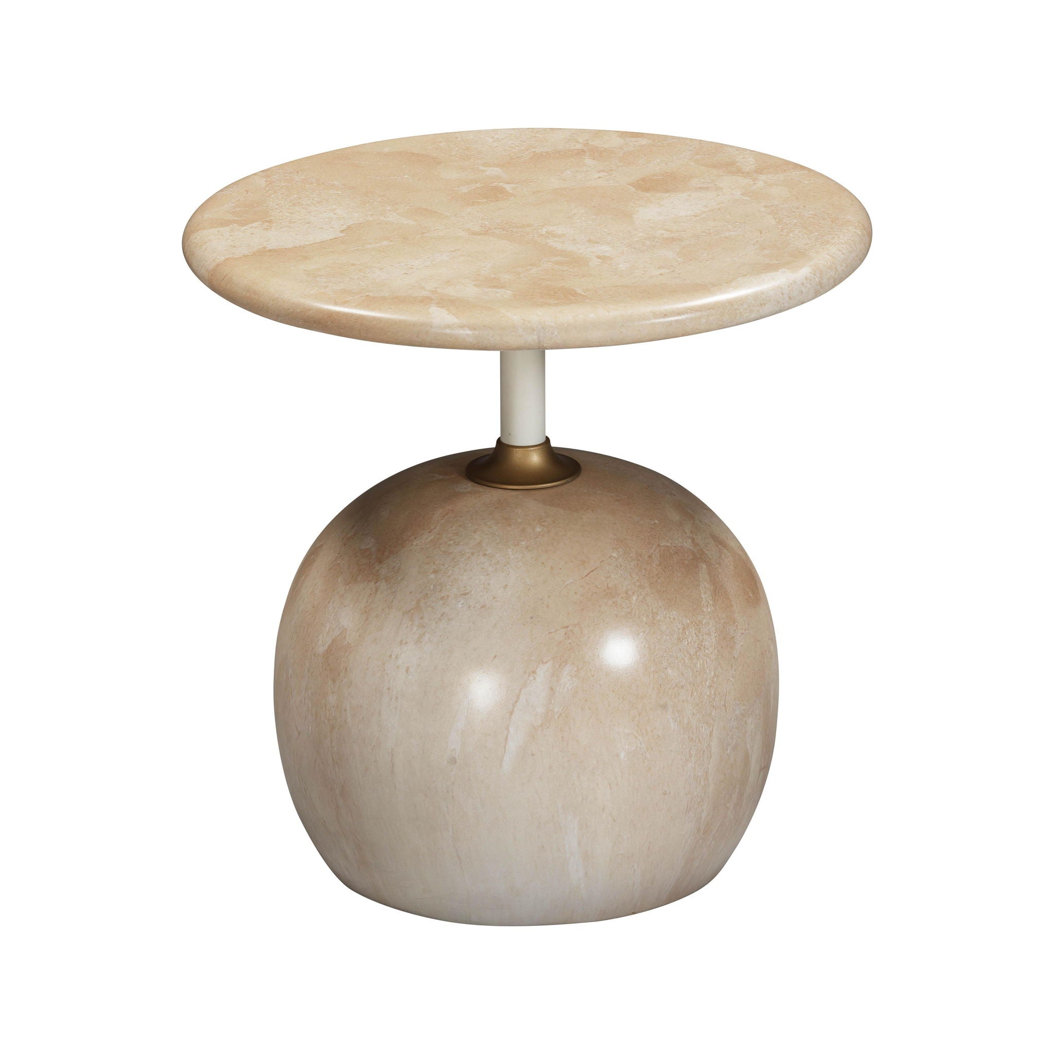 Mire - Faux Marble Side Table - Rose - Urban Living Furniture (Los Angeles, CA)