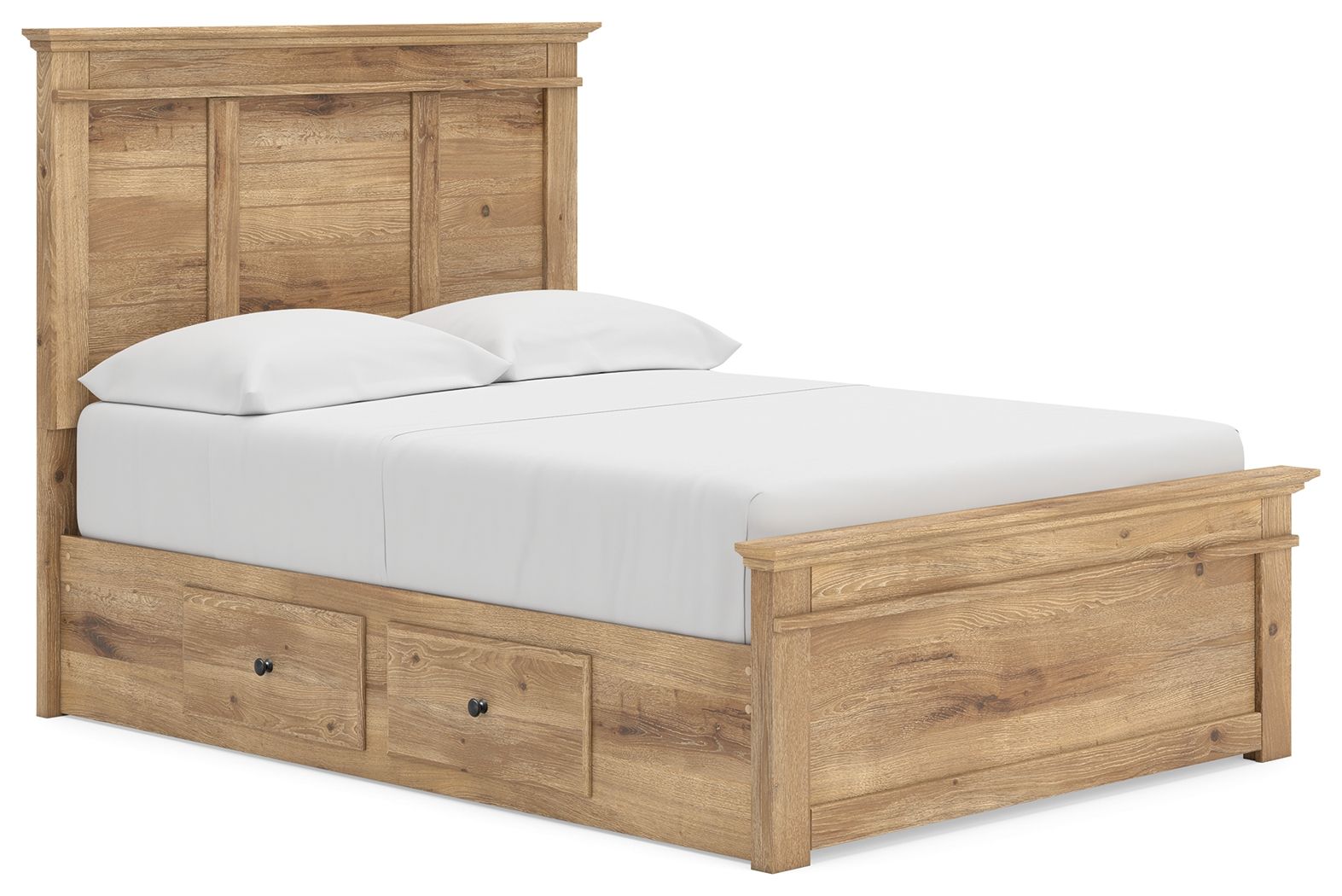 Makidern - Panel Storage Bed With 2 Under Bed Storage Units - Urban Living Furniture (Los Angeles, CA)