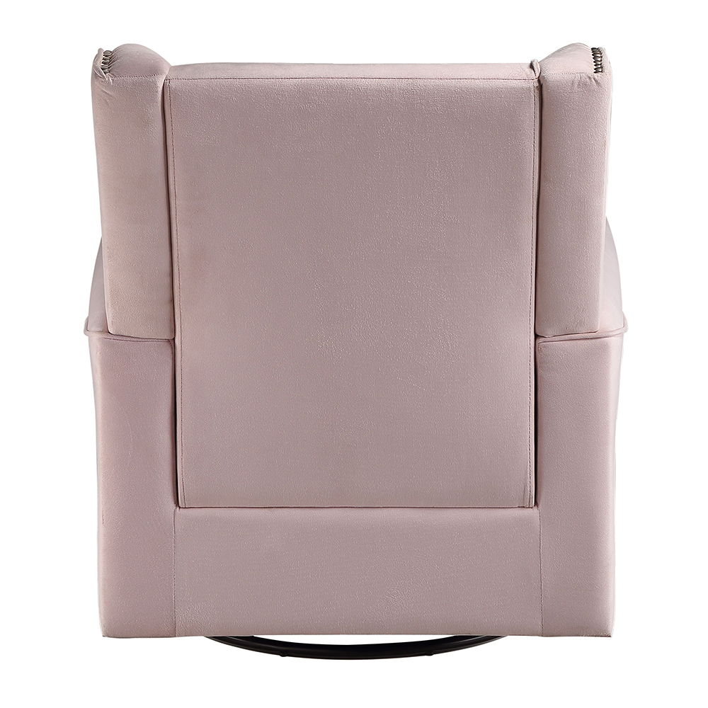 Tamaki - Swivel Chair With Glider - Pink Fabric - Urban Living Furniture (Los Angeles, CA)