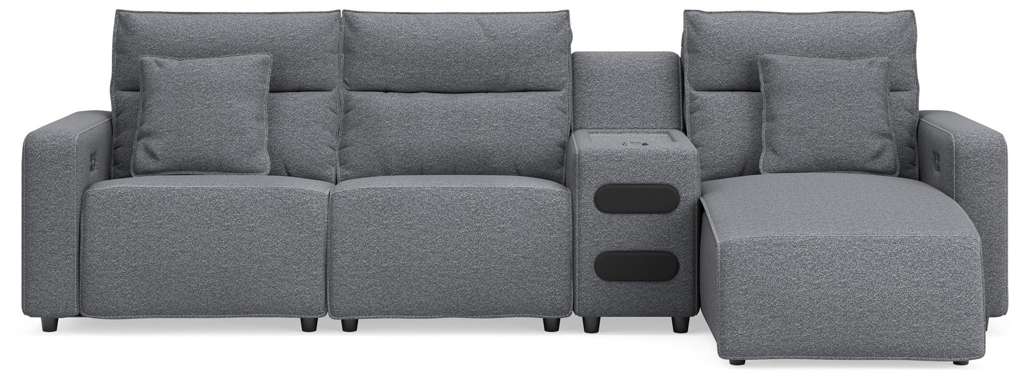 Modmax II - Reclining Sectional - Salt And Pepper - Urban Living Furniture (Los Angeles, CA)