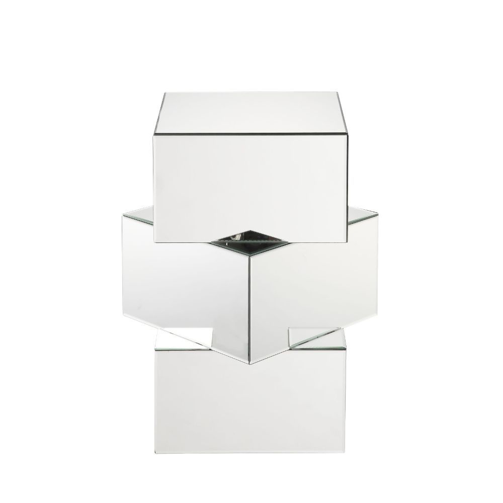 Dominic - 20" End Table - Mirrored - Urban Living Furniture (Los Angeles, CA)