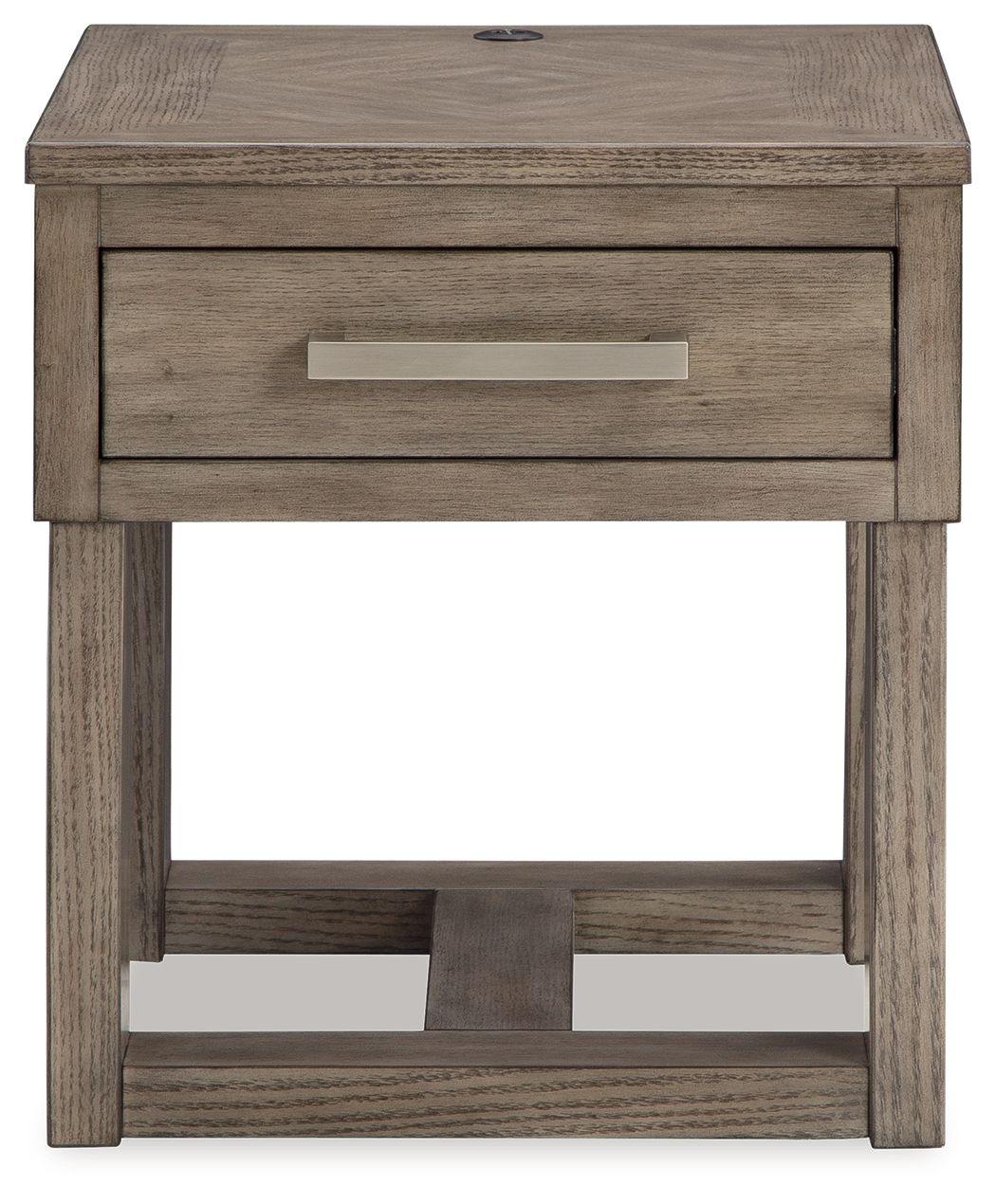 Loyaska - Grayish Brown - Rectangular End Table - Urban Living Furniture (Los Angeles, CA)