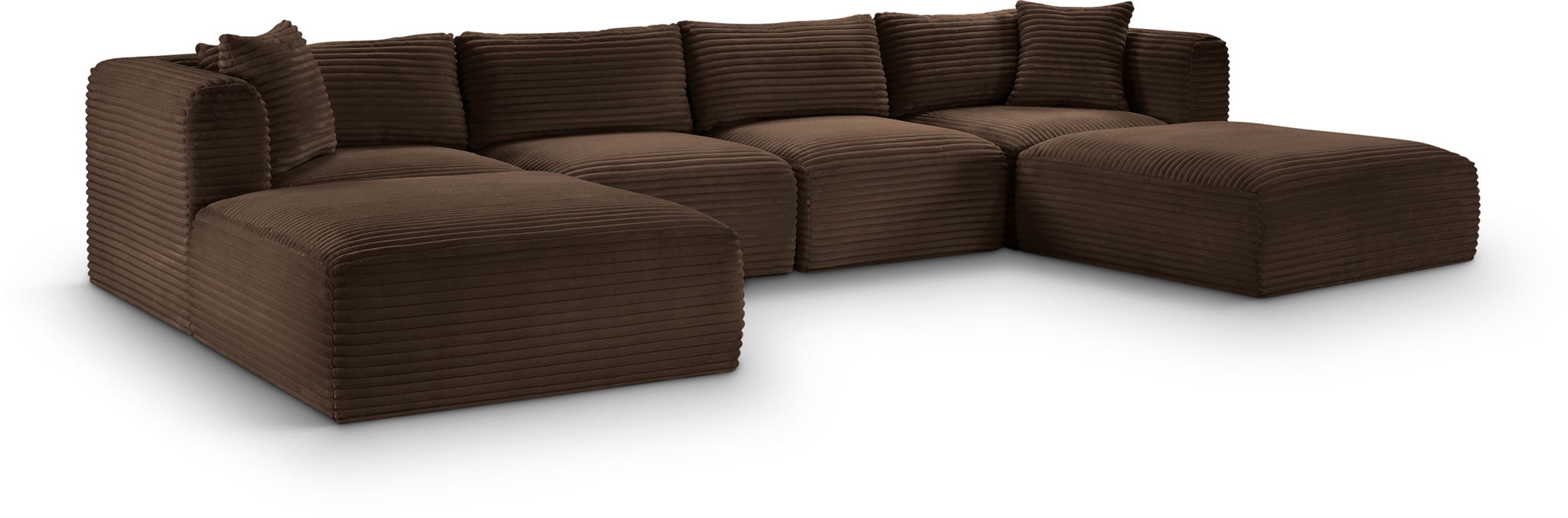 Shaggy - 6 Piece Modular Sectional With 2 Ottomans - Urban Living Furniture (Los Angeles, CA)