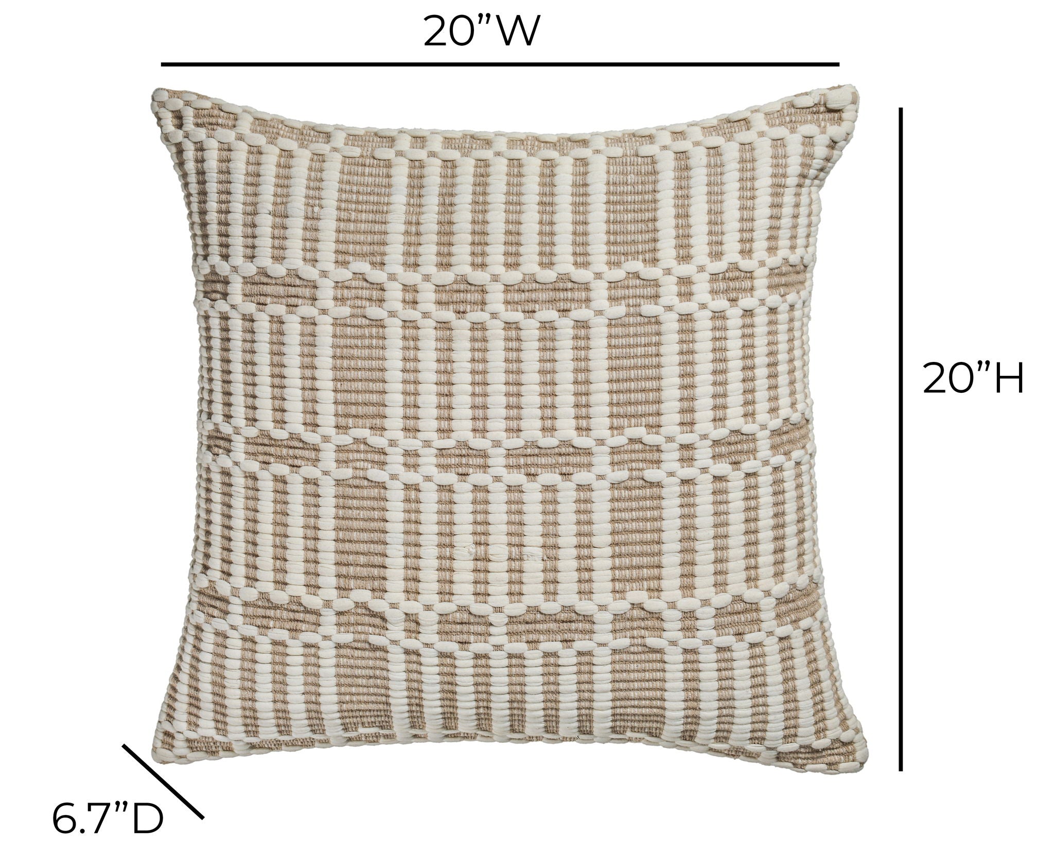Maresh - 20" Square Woven Pillow - Urban Living Furniture (Los Angeles, CA)