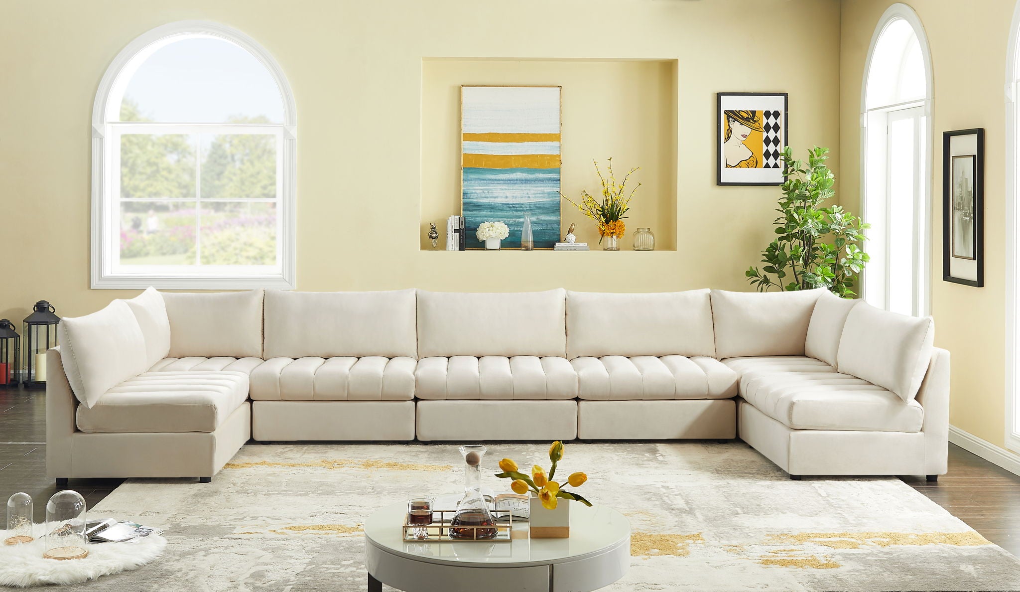 Jacob - Modular U-Shaped Sectional 7 Piece - Urban Living Furniture (Los Angeles, CA)