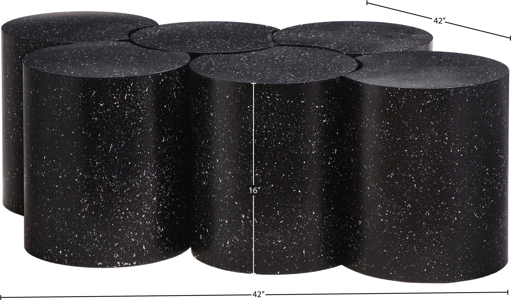 Dimple - 6 Piece Modular Coffee Table - Terazzo Finish - Urban Living Furniture (Los Angeles, CA)