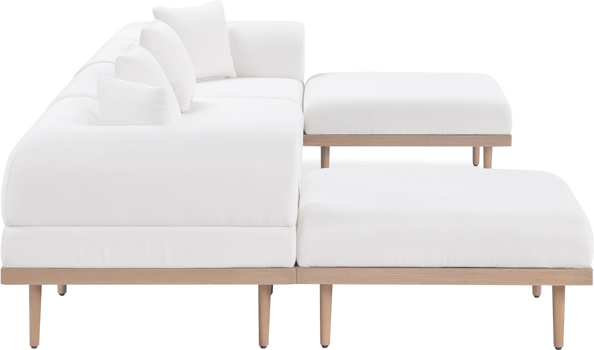 Laguna - 6 Piece 142" Outdoor Patio Modular Sectional - Urban Living Furniture (Los Angeles, CA)