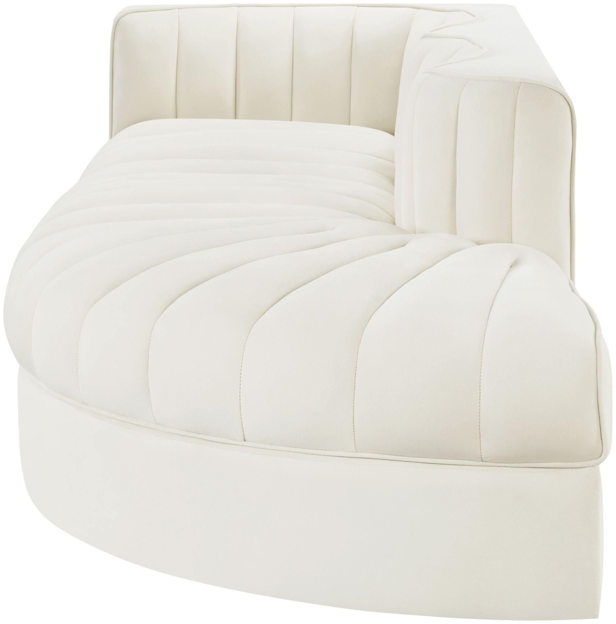 Rummi - Velvet Performance Fabric Upholstered 3 Piece Modular Sectional - Urban Living Furniture (Los Angeles, CA)