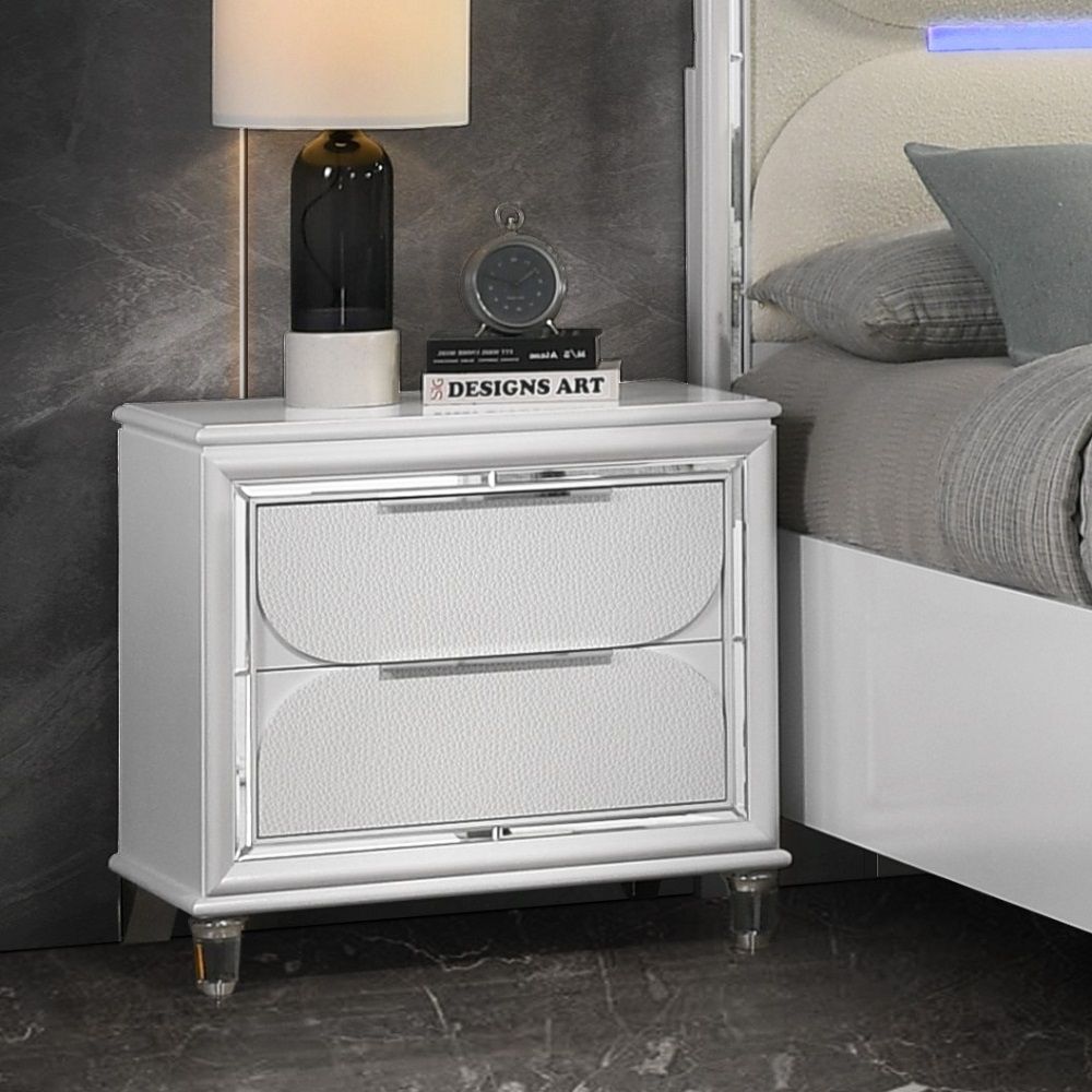 Tarian - Nightstand - Pearl White - Urban Living Furniture (Los Angeles, CA)