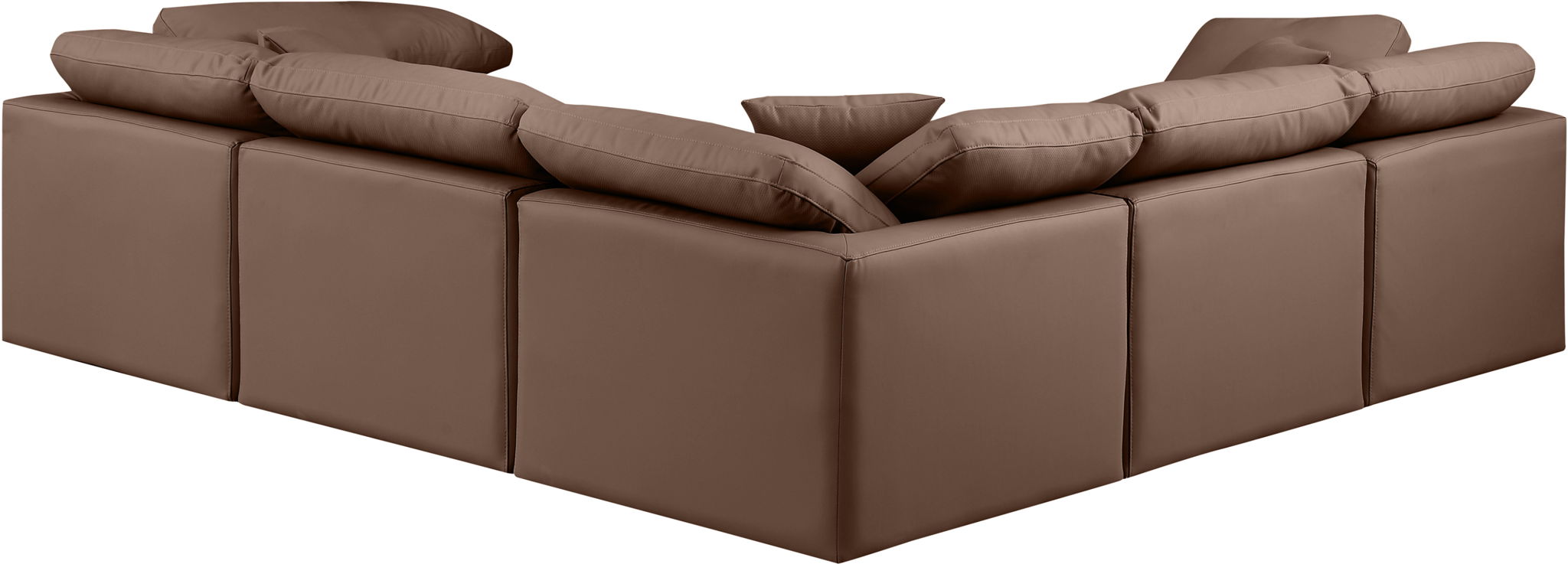 Indulge - Faux Leather 5 Piece Modular Corner Sectional - Urban Living Furniture (Los Angeles, CA)