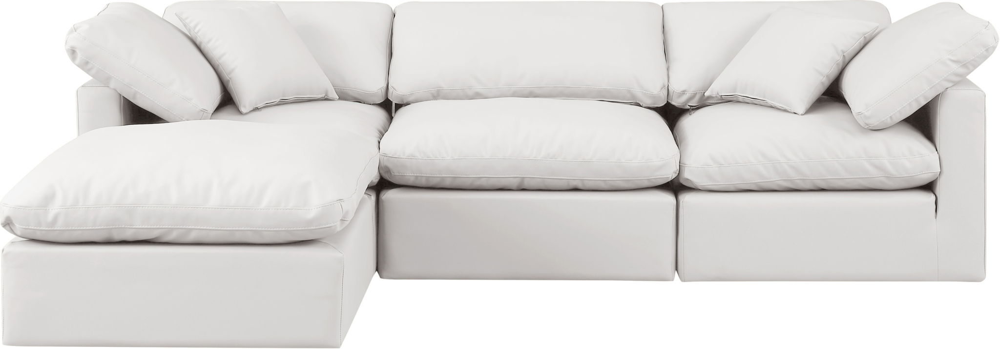 Indulge - Faux Leather 4 Piece Modular Sectional With Chaise - Urban Living Furniture (Los Angeles, CA)