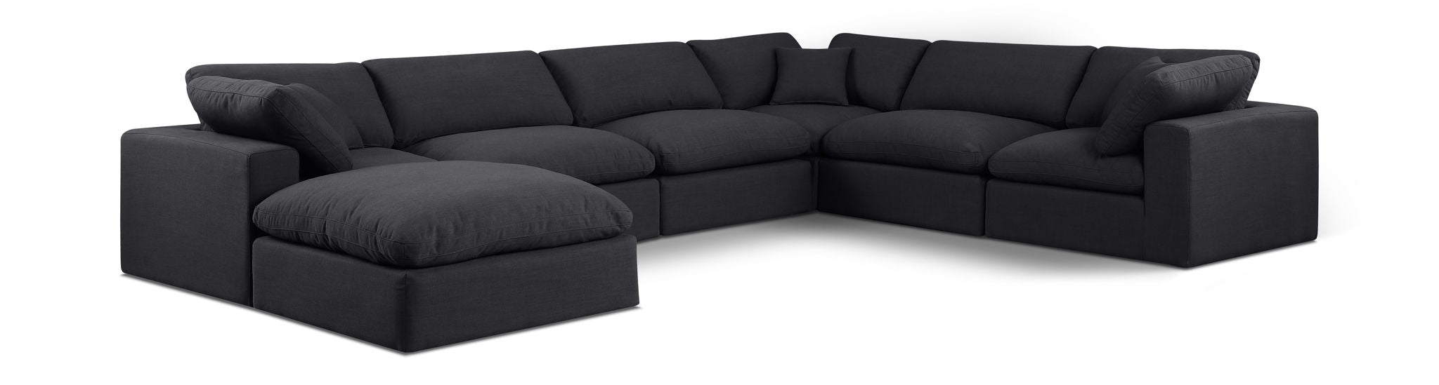 Comfy - 7 Piece Linen Modular Sectional With Chaise - Urban Living Furniture (Los Angeles, CA)
