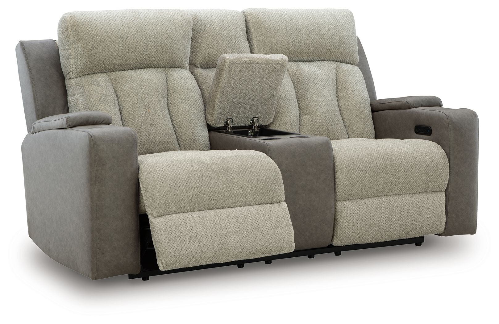WhipLash - Sisal - Power Reclining Loveseat With Console / Adj Headrest - Urban Living Furniture (Los Angeles, CA)