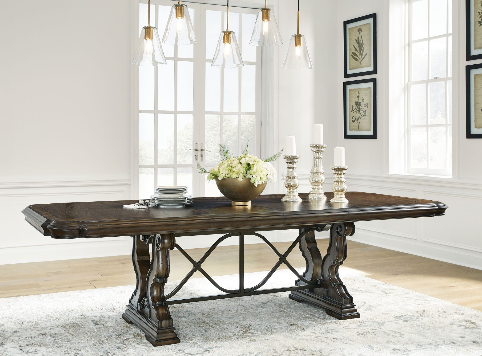 Maylee - Dark Brown - Dining Extension Table - Urban Living Furniture (Los Angeles, CA)